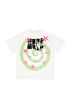 Space Spiral Tee White