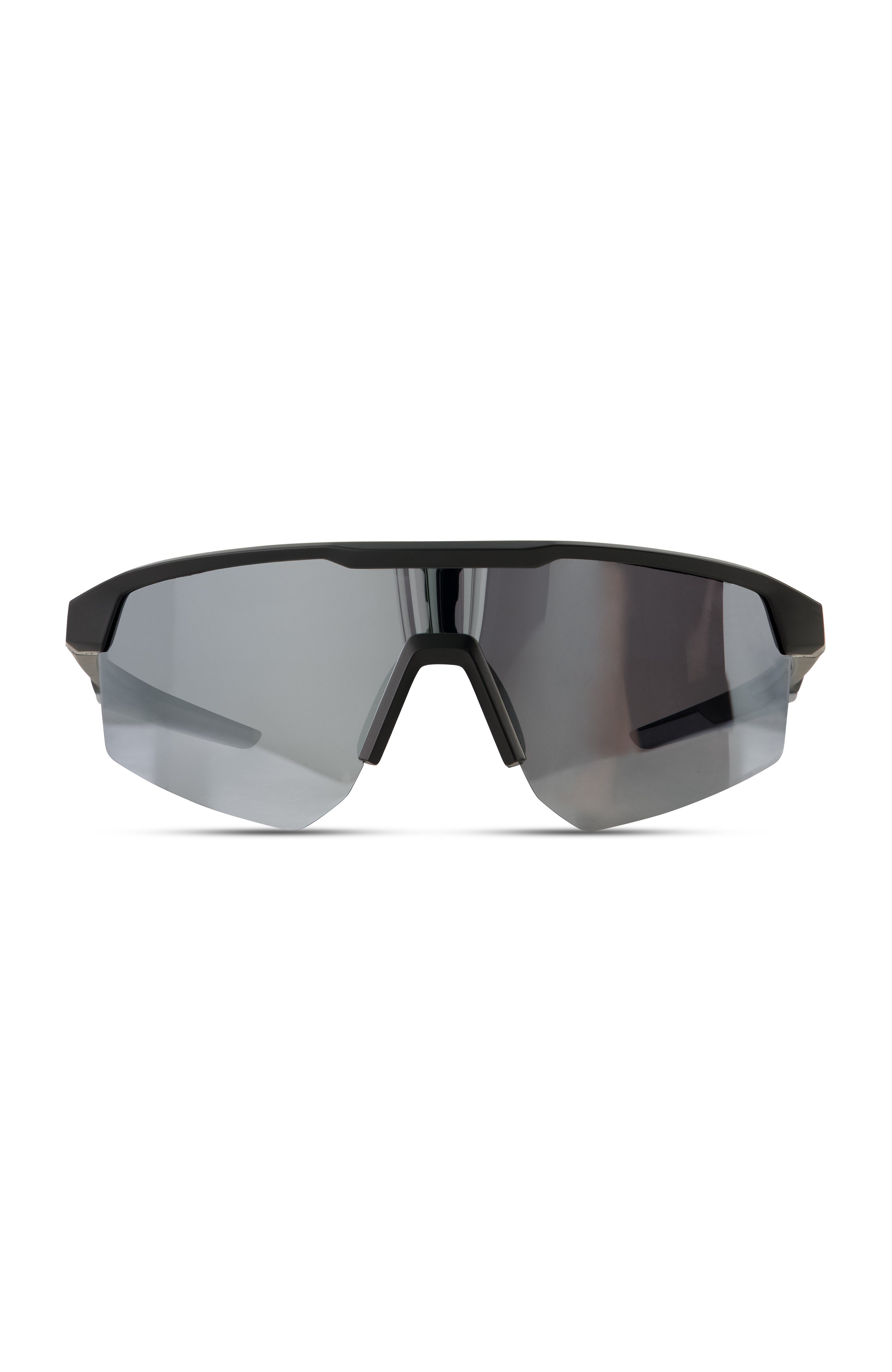 SPACE SILVER WRAP AROUND SUNGLASSES