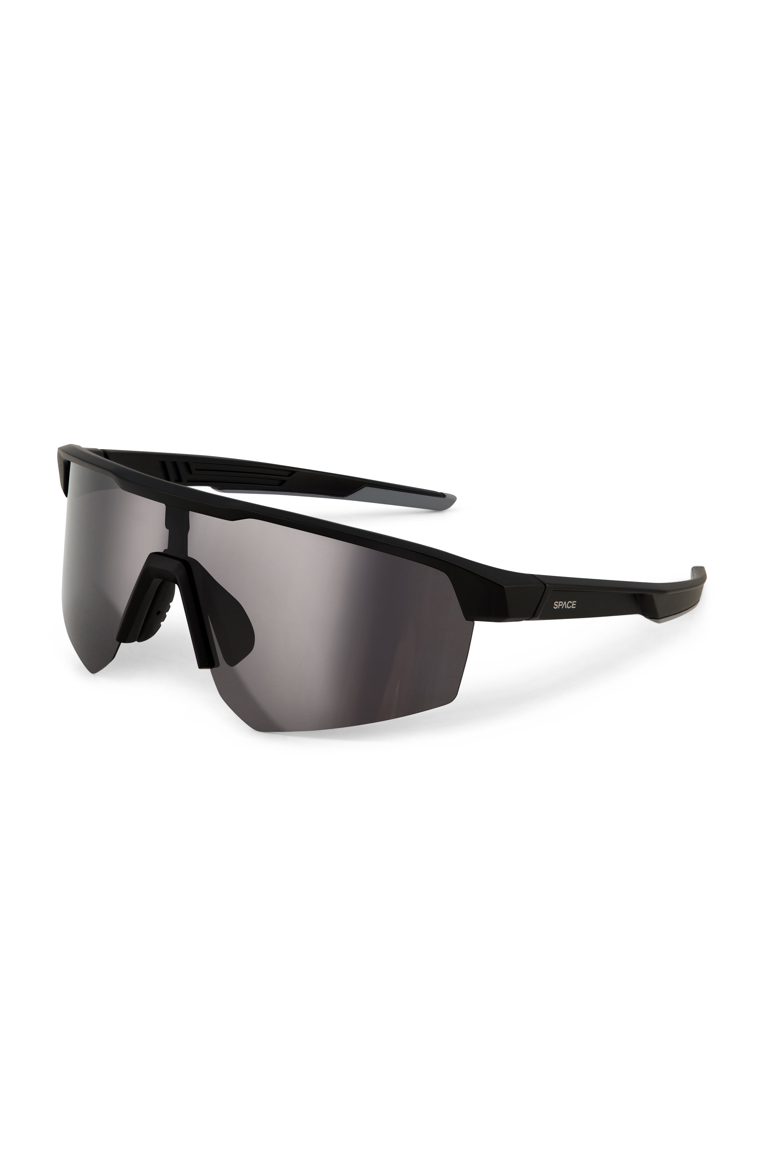 SPACE BLACK WRAP AROUND SUNGLASSES