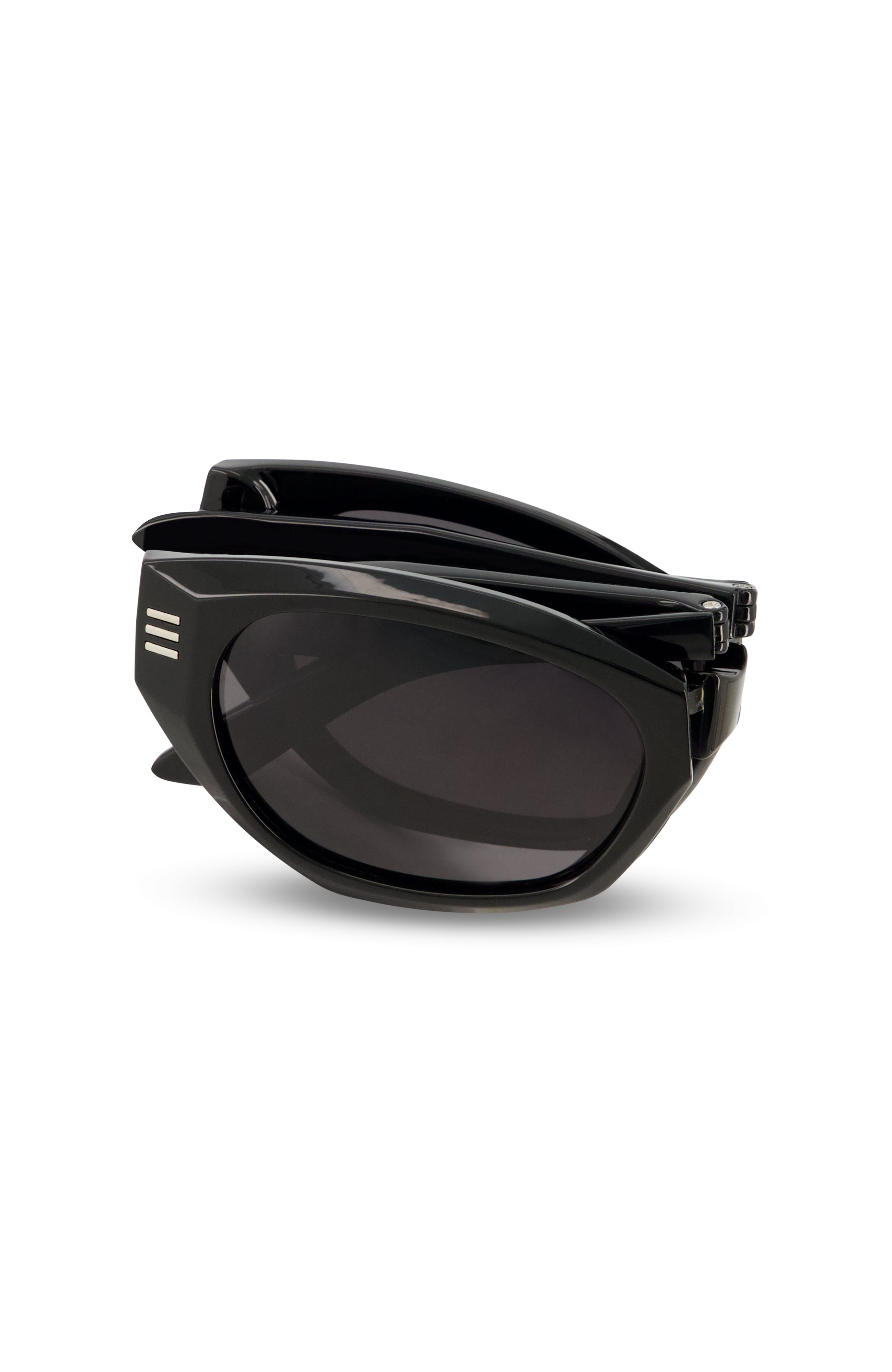 SPACE BLACK FOLDING SUNGLASSES