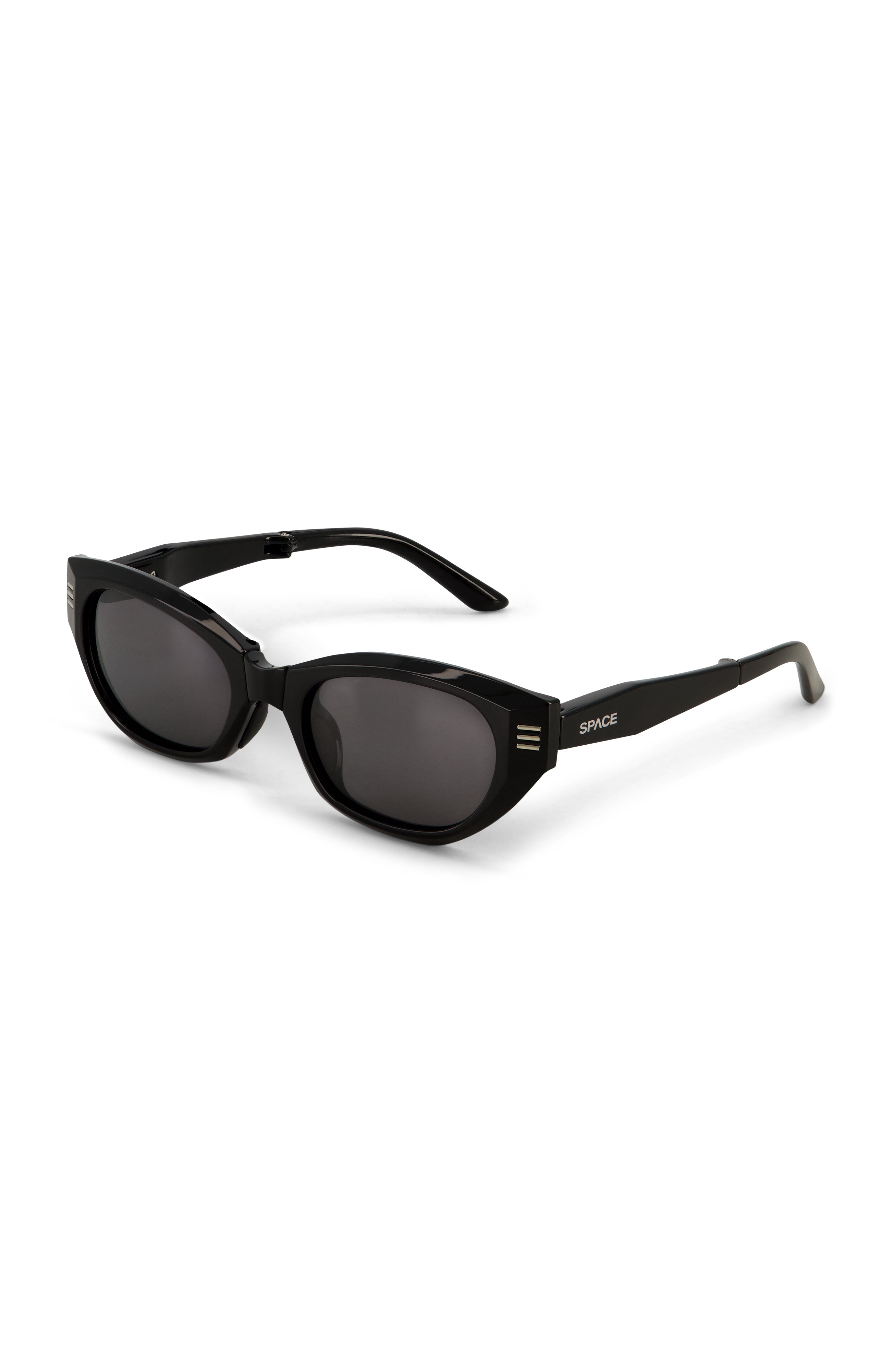 SPACE BLACK FOLDING SUNGLASSES
