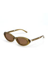 SPACE BROWN OVAL SUNGLASSES