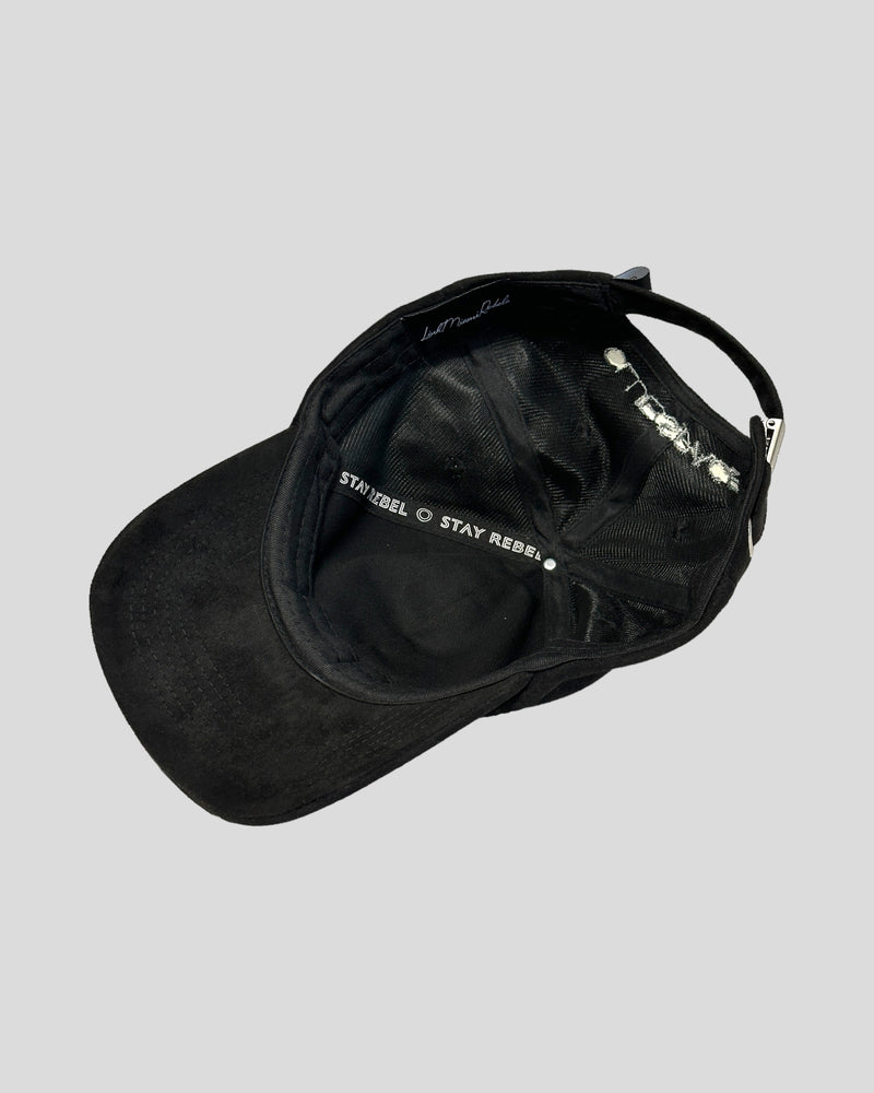 SPACE IS THE PLACE Faux Suede Hat (Obsidian)