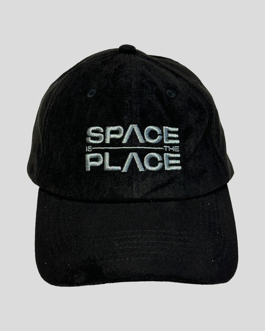 SPACE IS THE PLACE Faux Suede Hat (Obsidian)