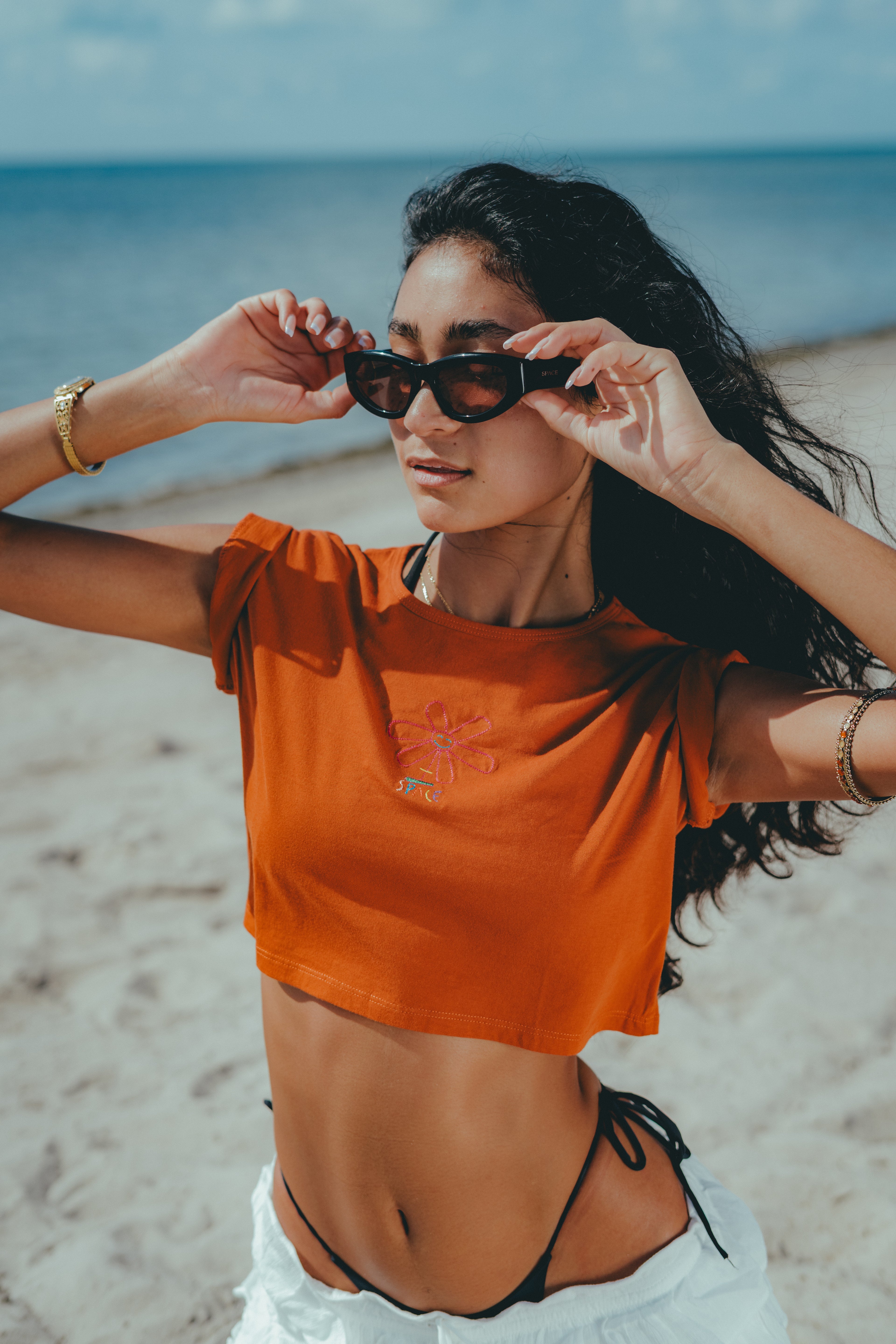 Space Baby Tee (Terracota)