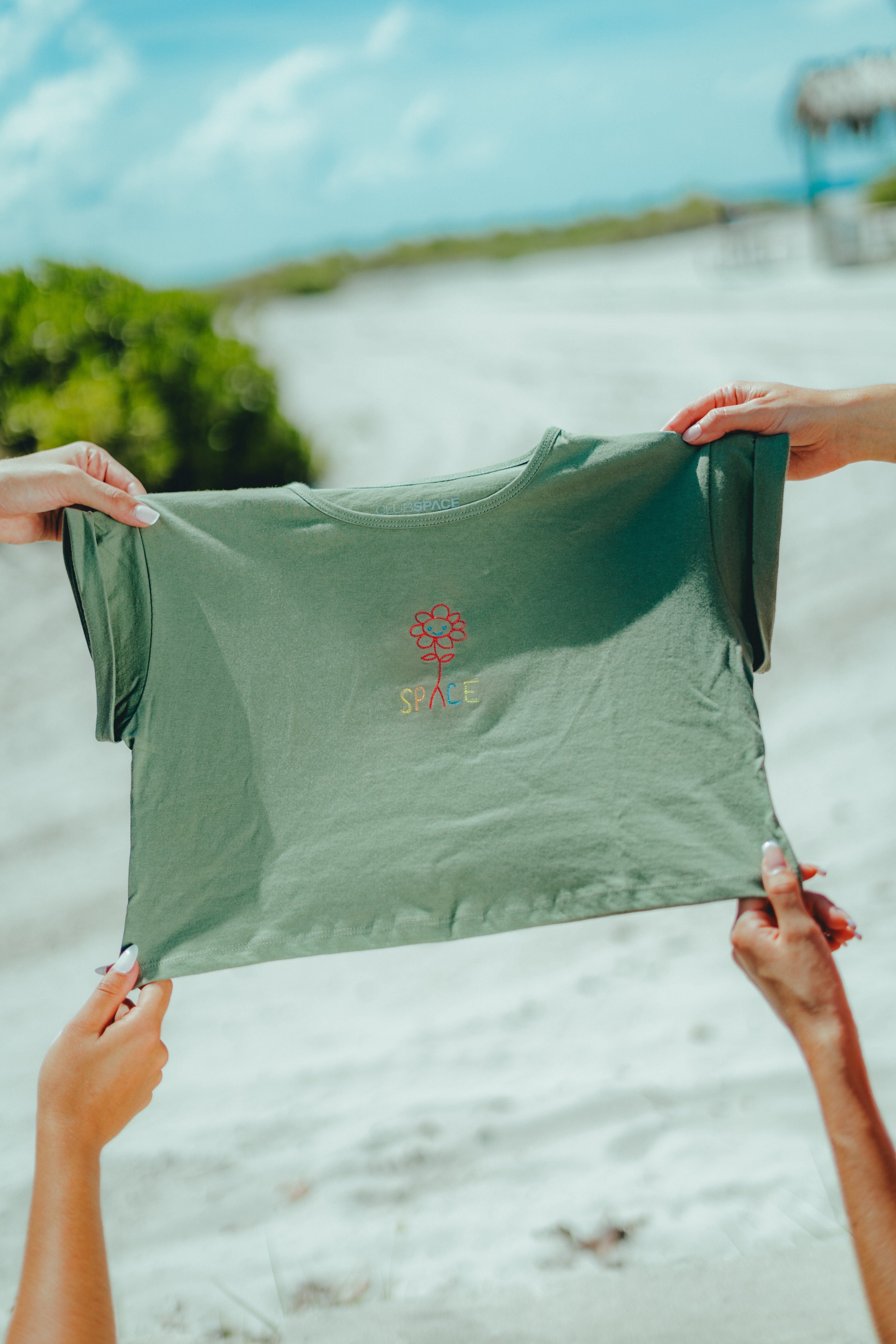 Space baby Tee (Sage)