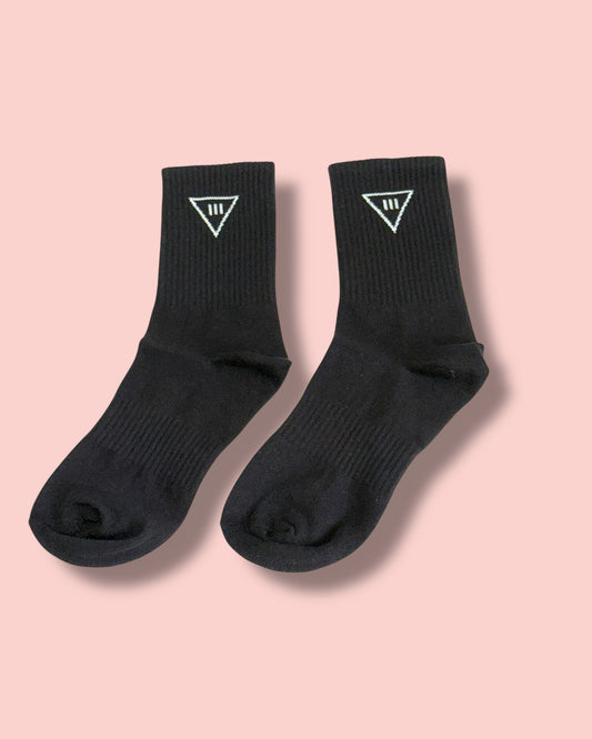 III Points Black Socks