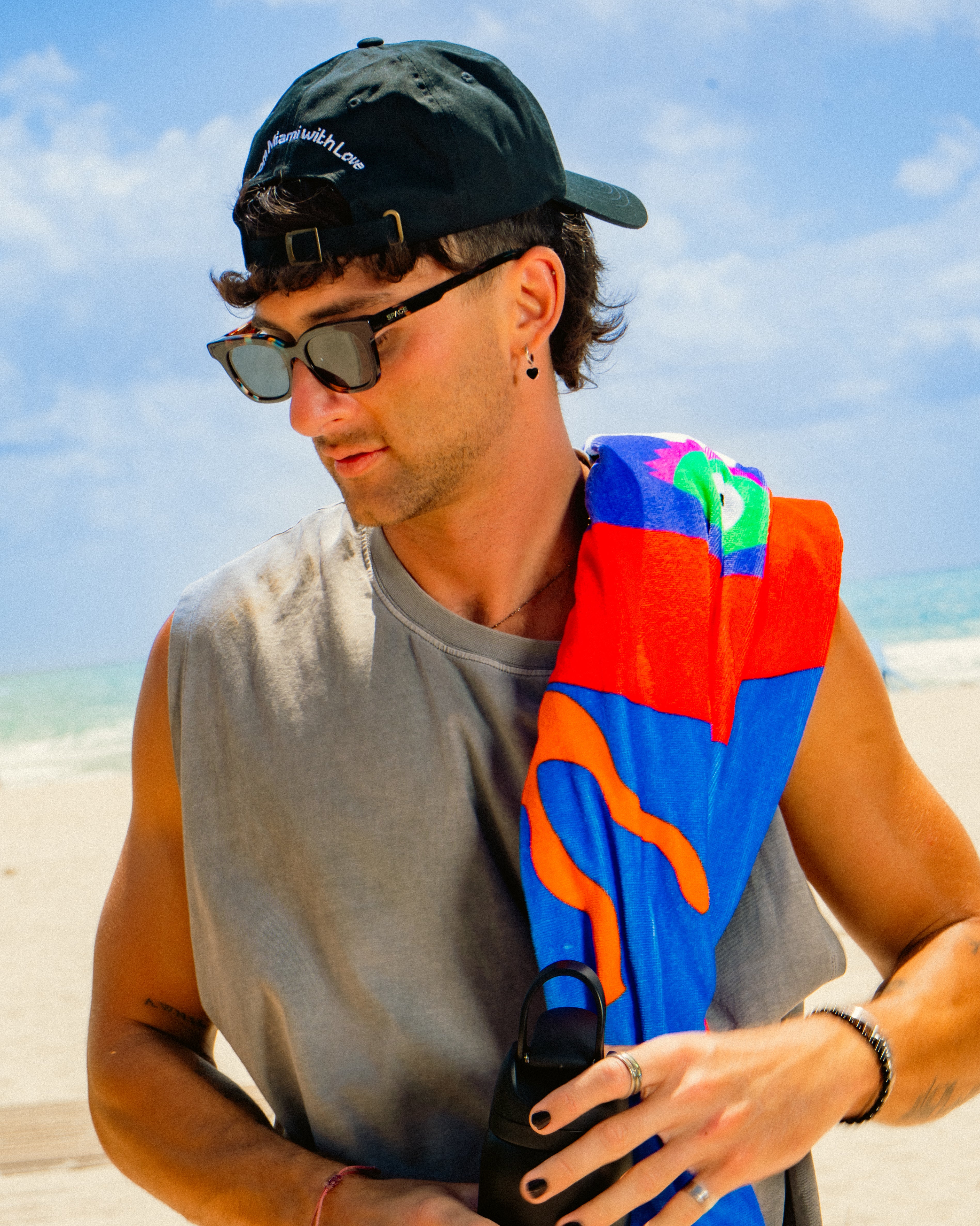 Space Art Beach Towel