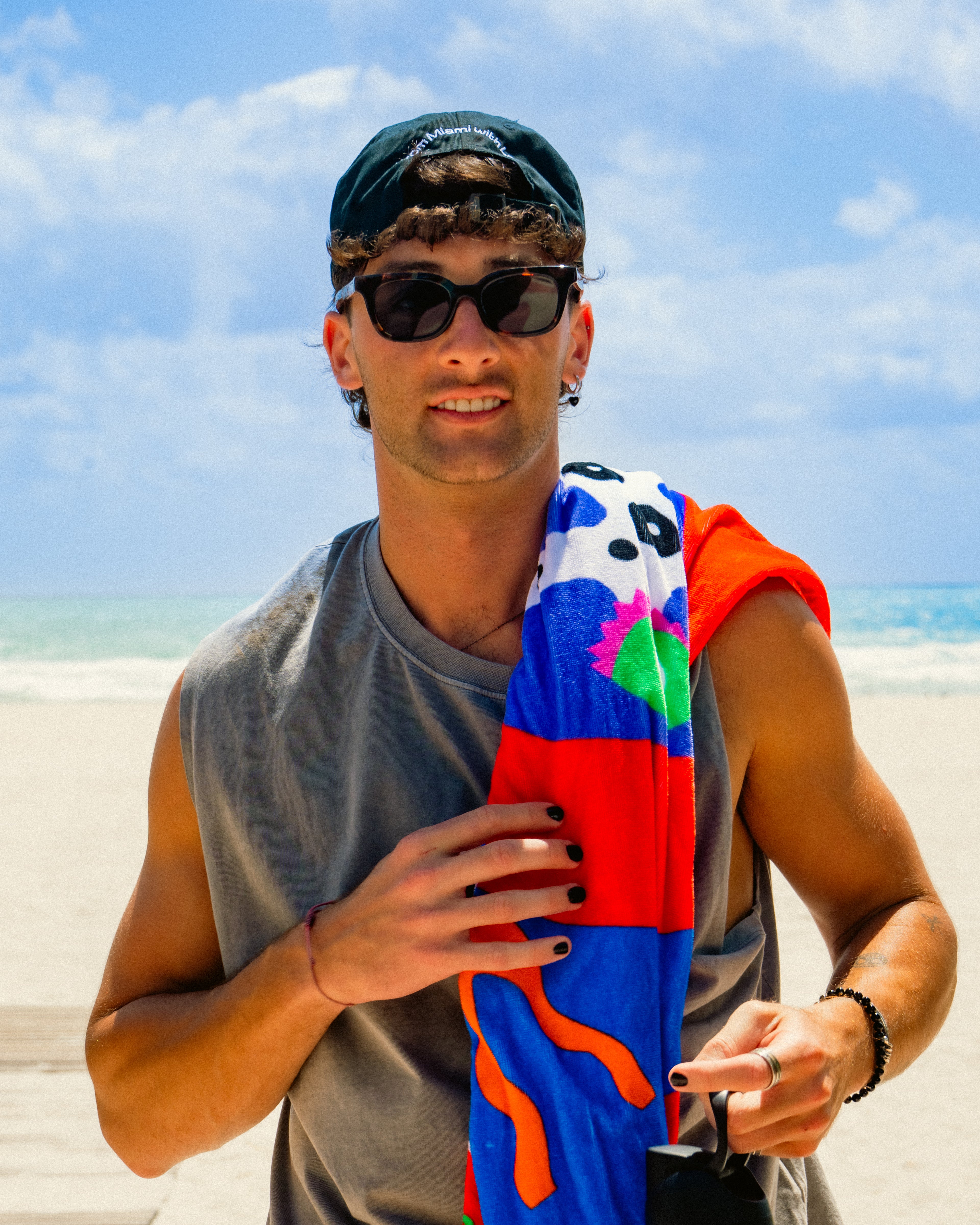 Space Art Beach Towel