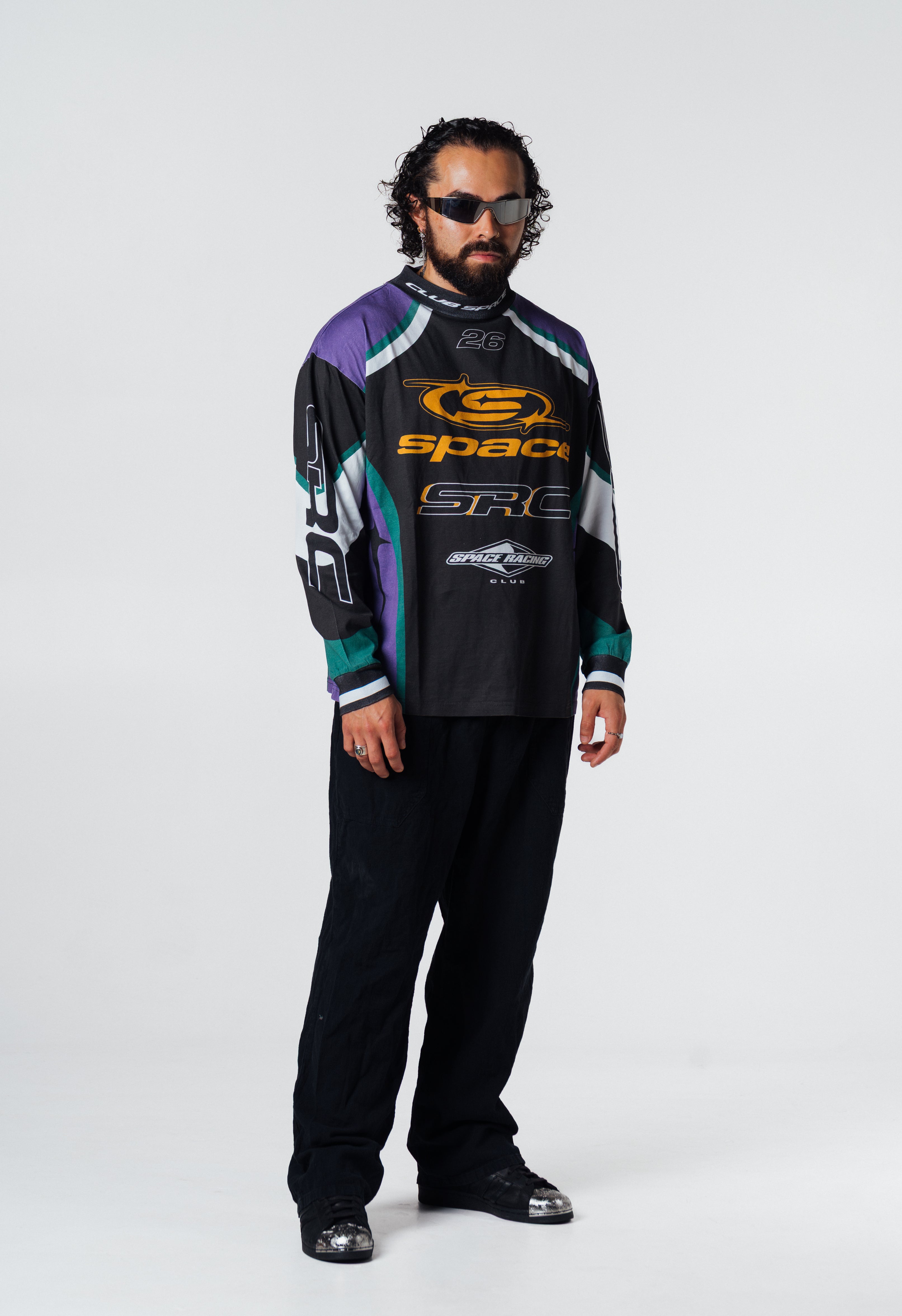SPACE RACING CLUB MOTO JERSEY-PURPLE