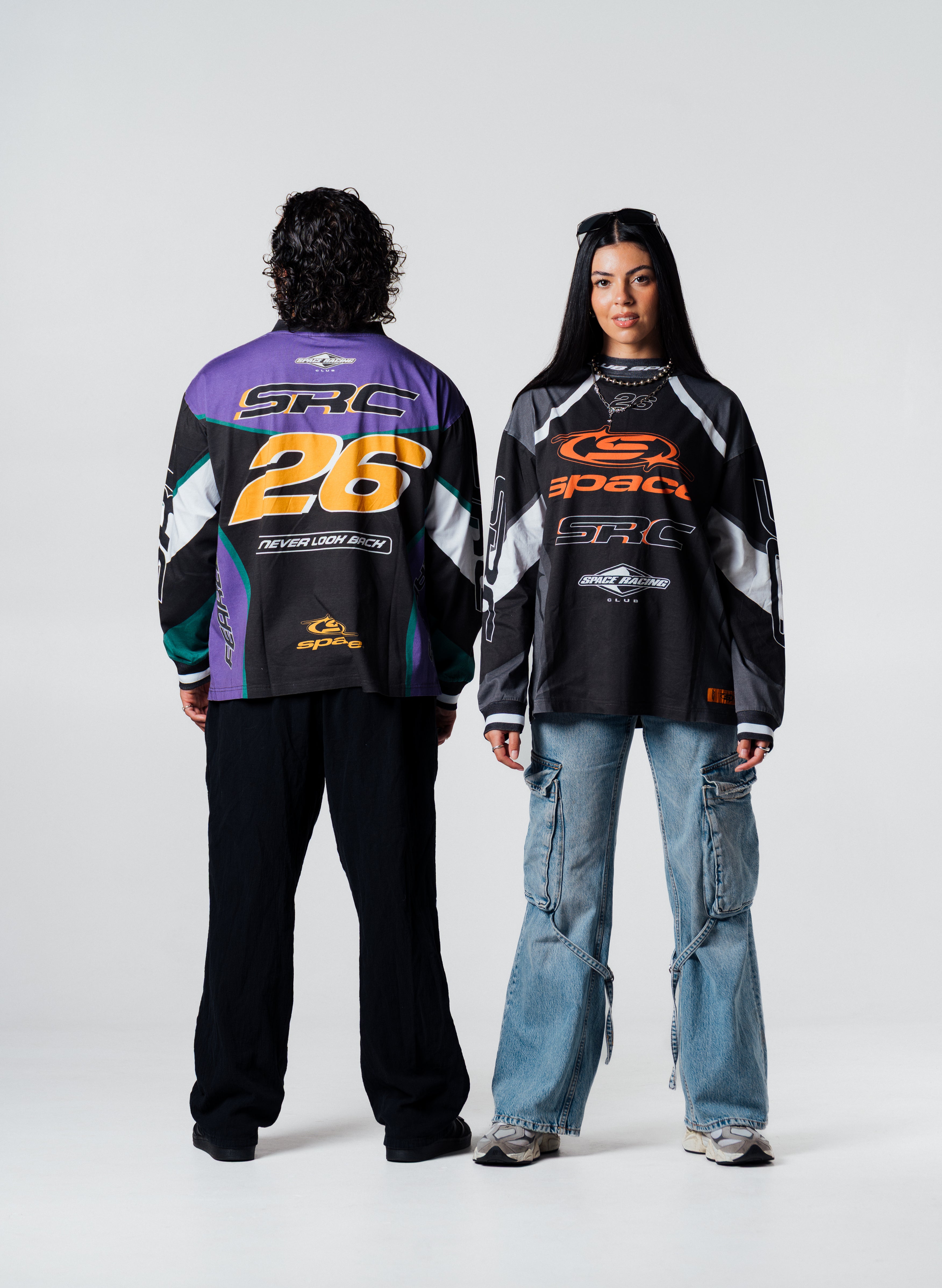 SPACE RACING CLUB MOTO JERSEY-BLACK