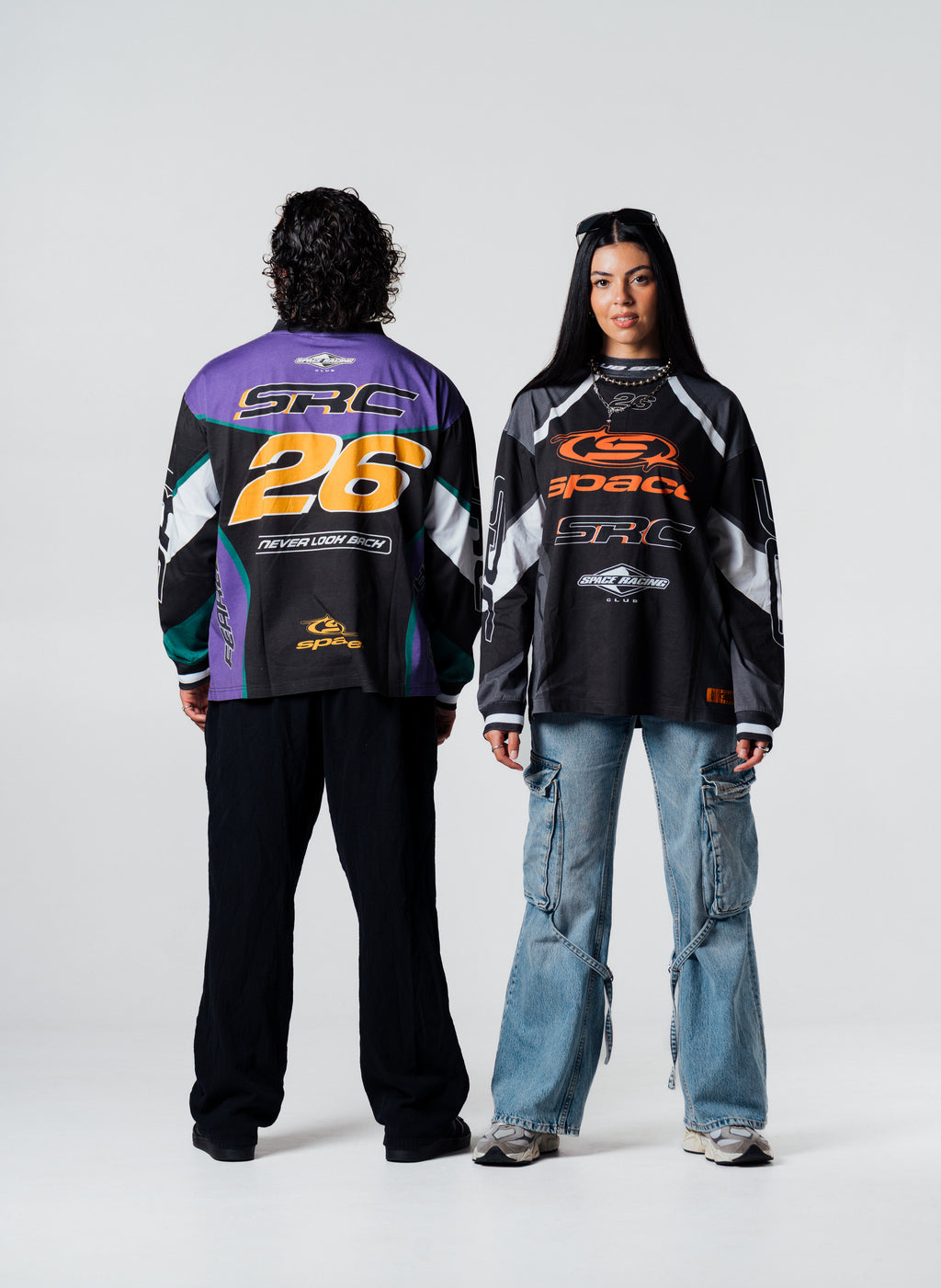 SPACE RACING CLUB MOTO JERSEY-BLACK