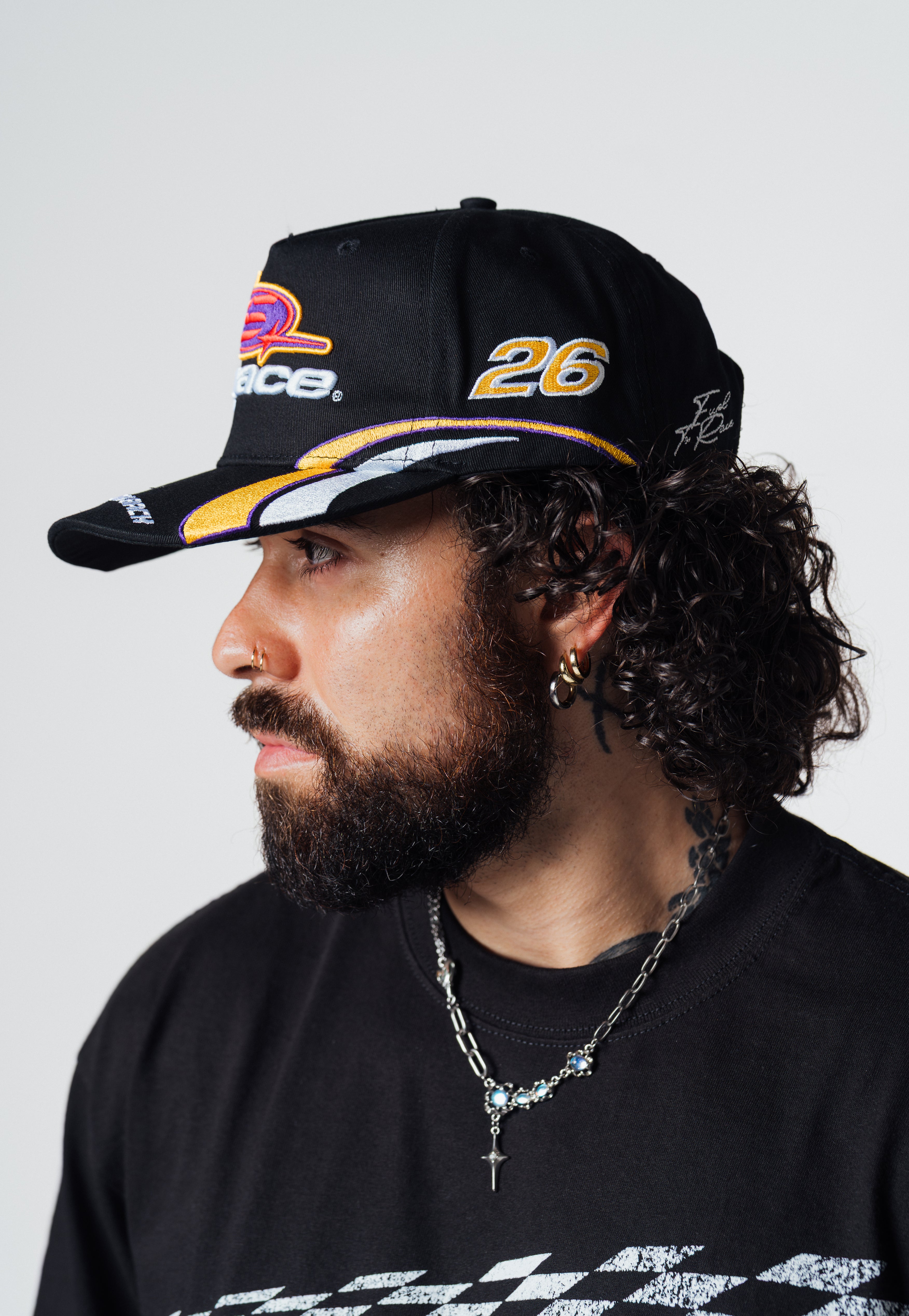 SPACE RACING CLUB HAT-BLACK