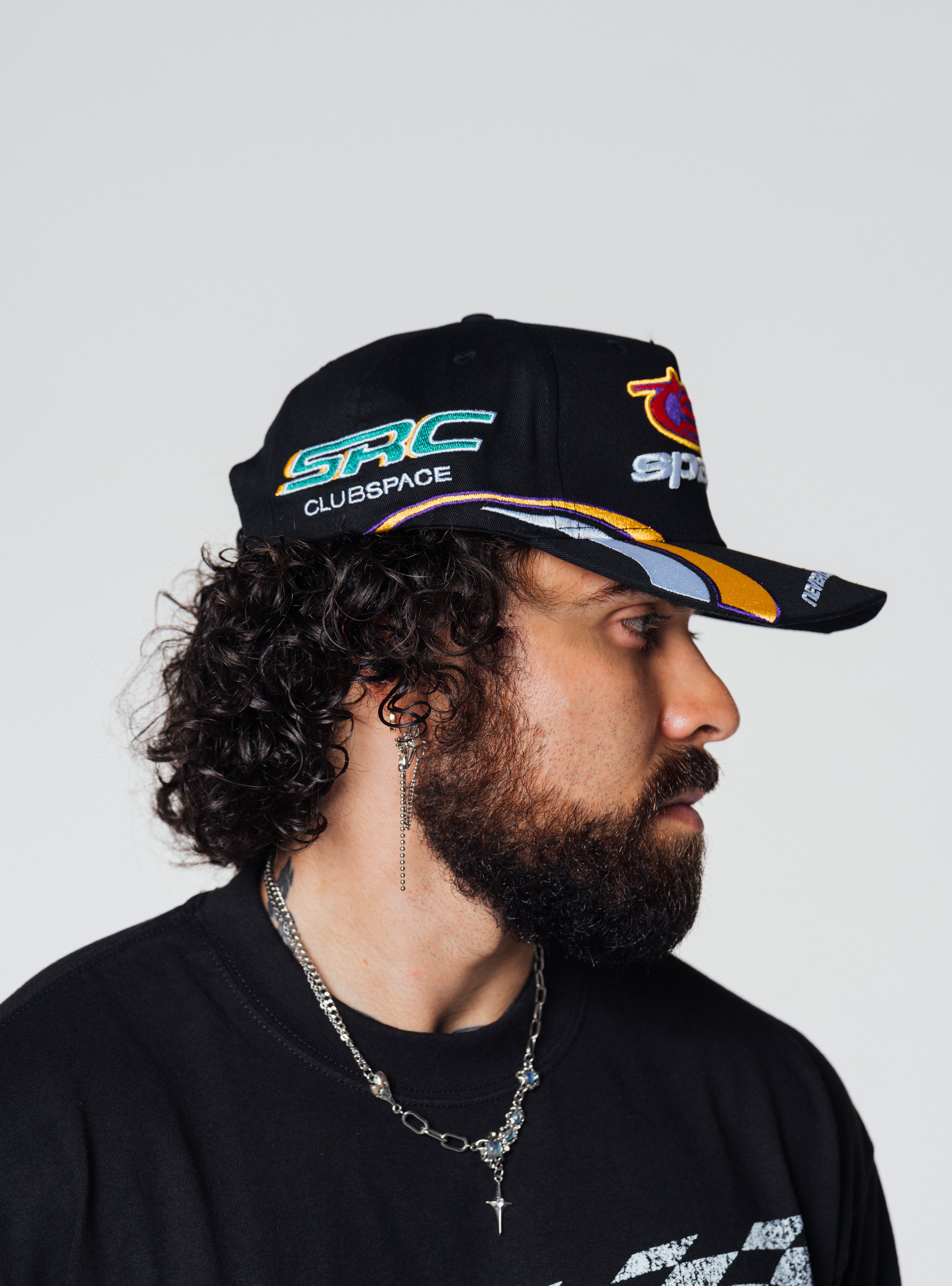 SPACE RACING CLUB HAT-BLACK