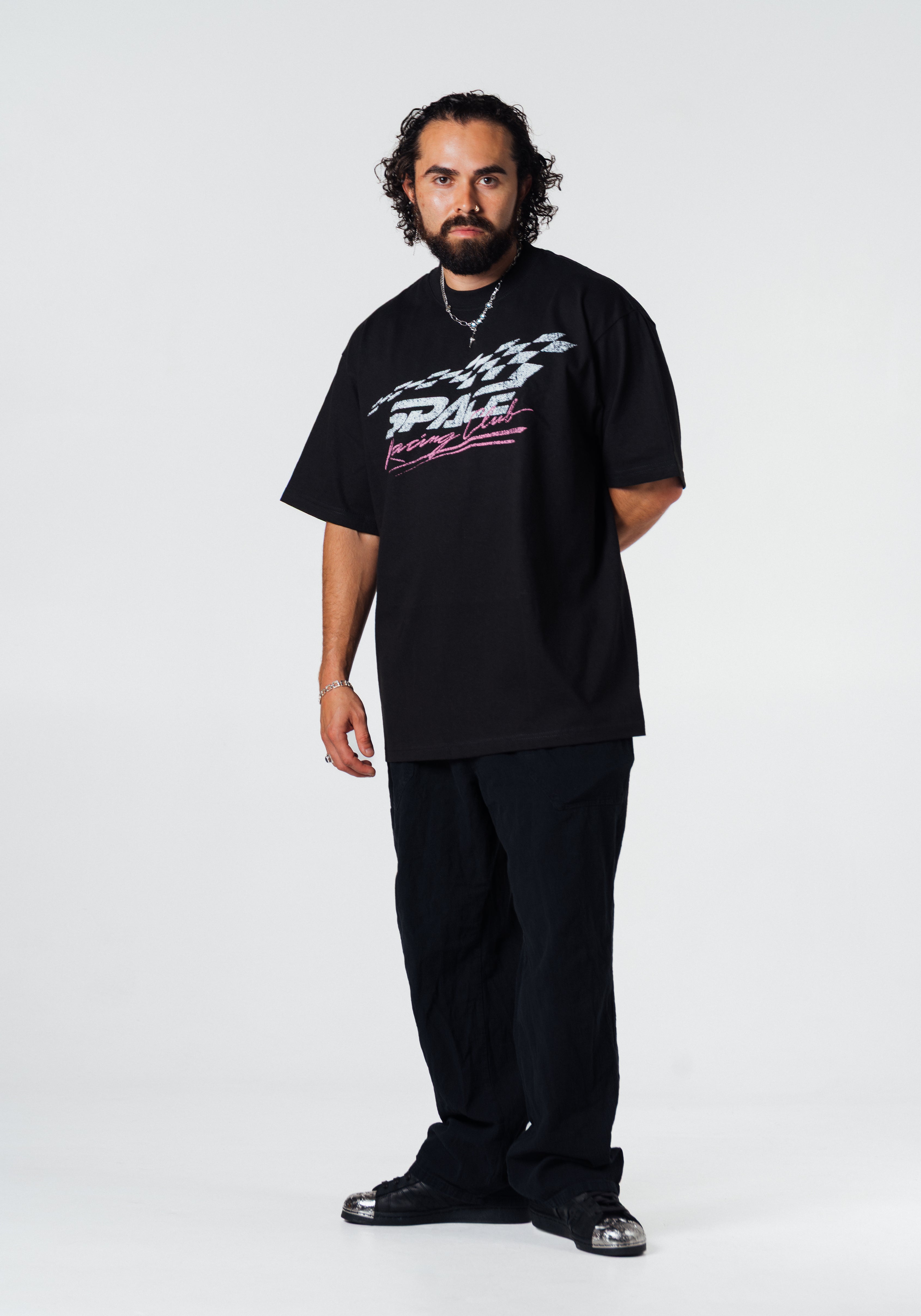 PIT CREW SS TEE BLACK