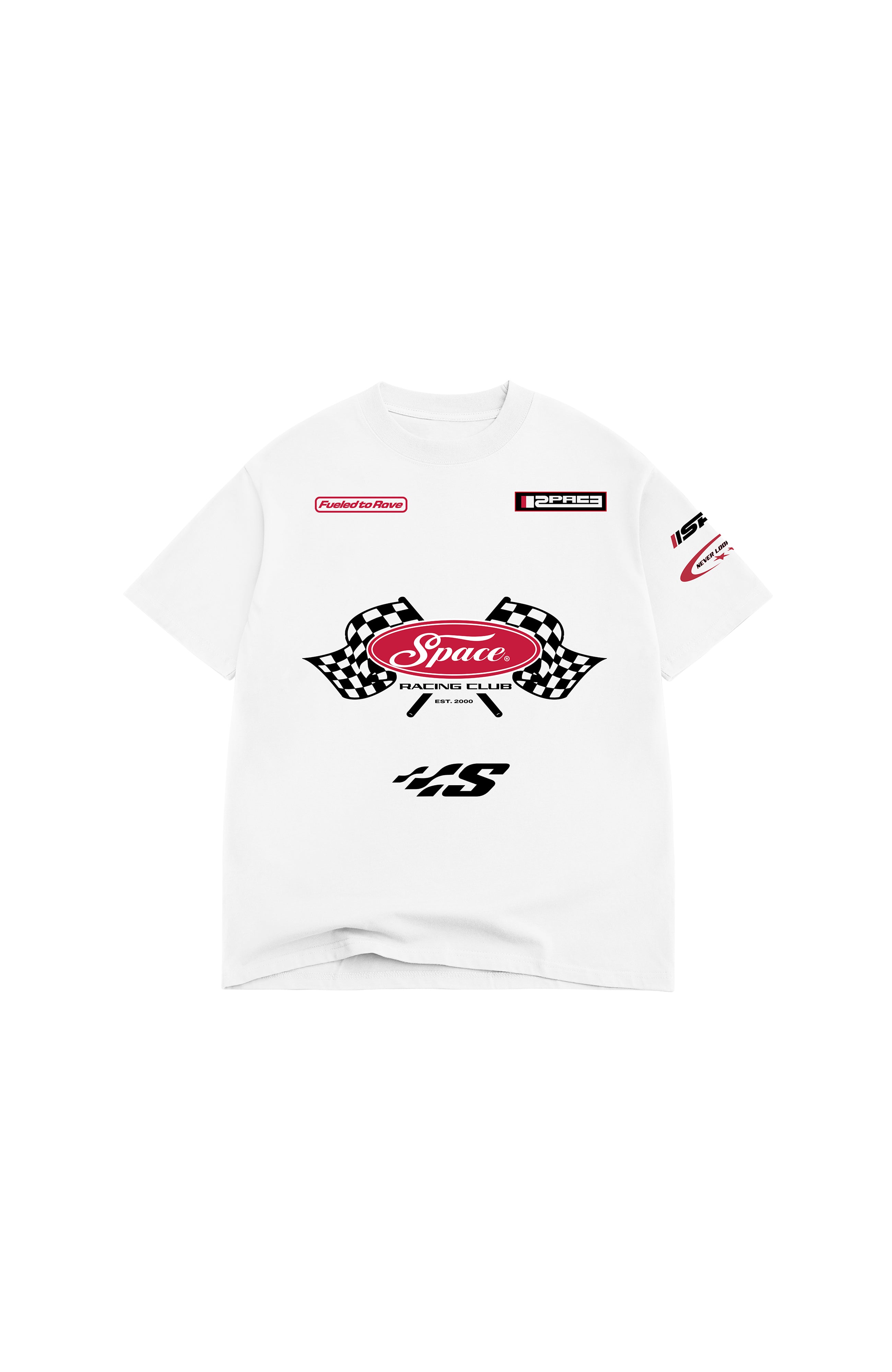PIT CREW SS TEE WHITE