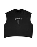 Space French Terry Boxy Tank