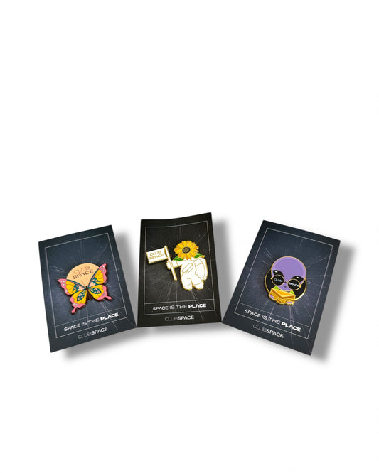 Club Space Pins (Bundle of 3)