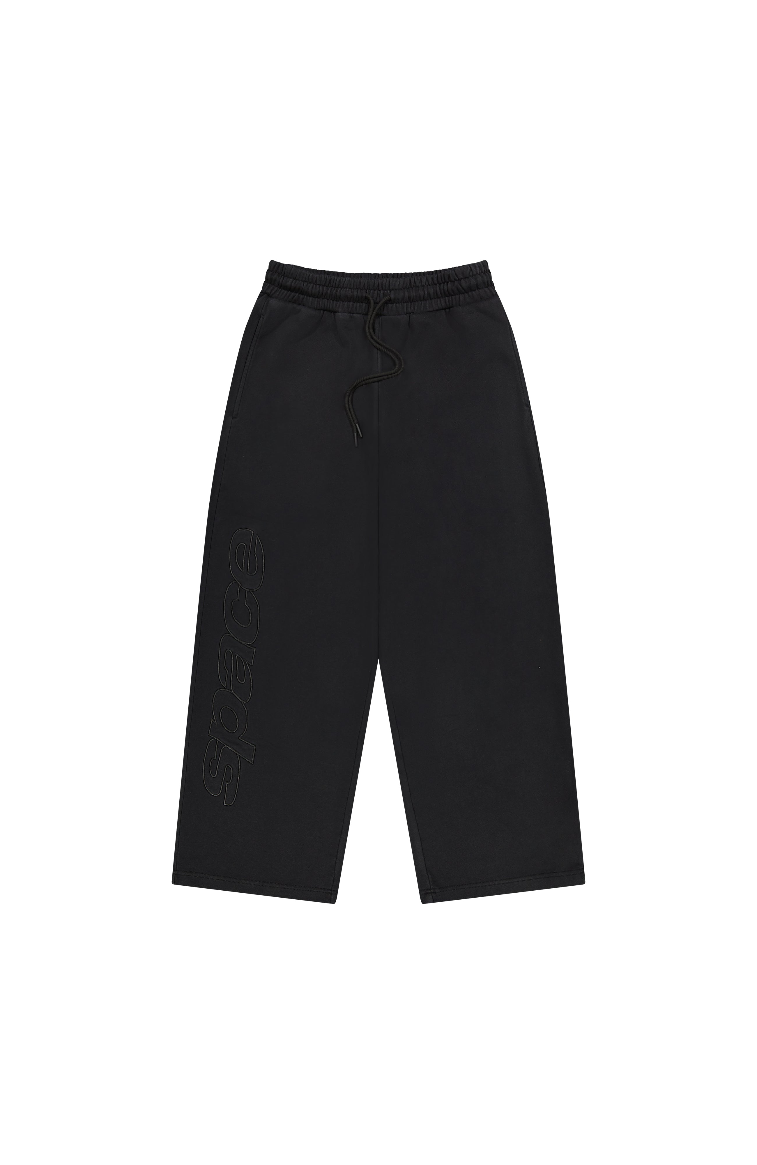 SPACE WASHED BLACK SWEATPANTS
