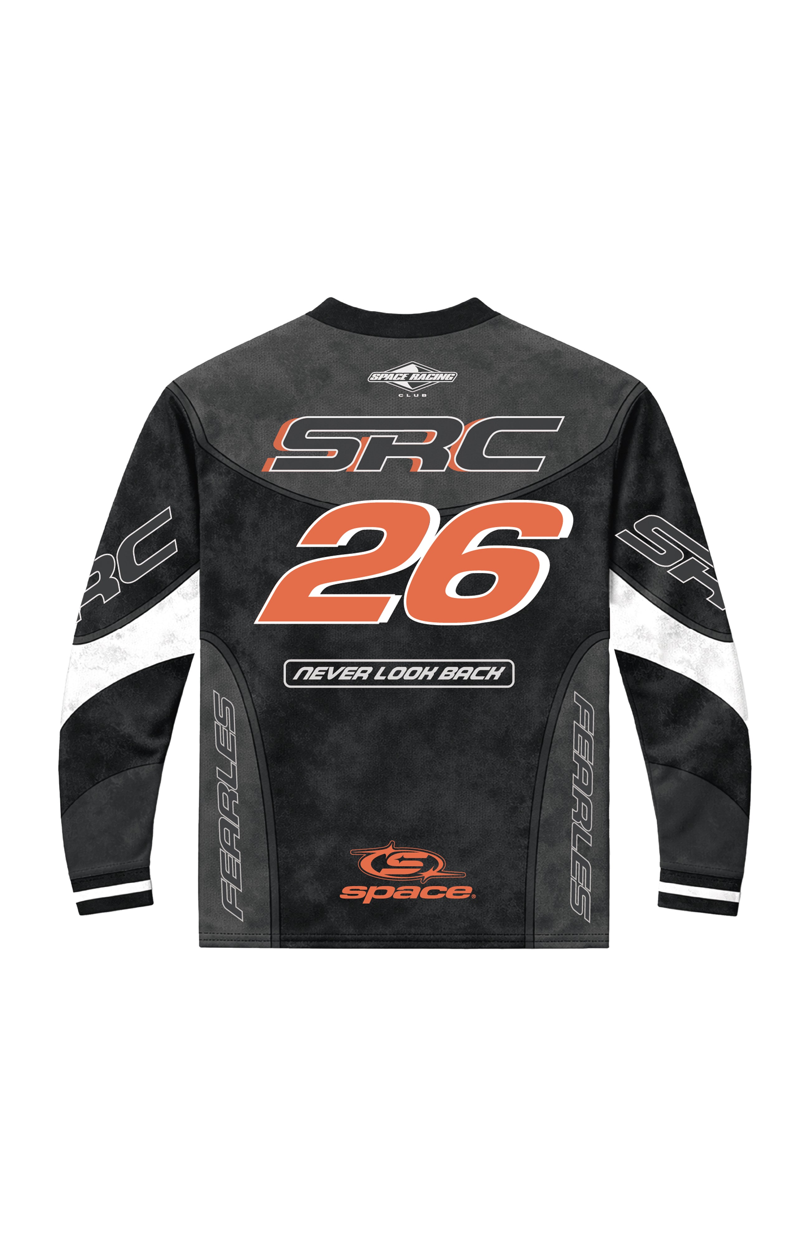 SPACE RACING CLUB MOTO JERSEY-BLACK