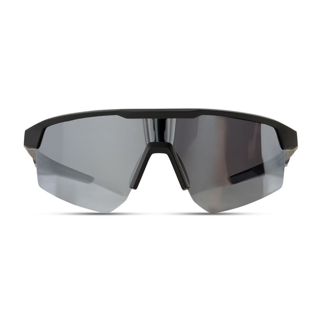 SPACE SILVER WRAP AROUND SUNGLASSES