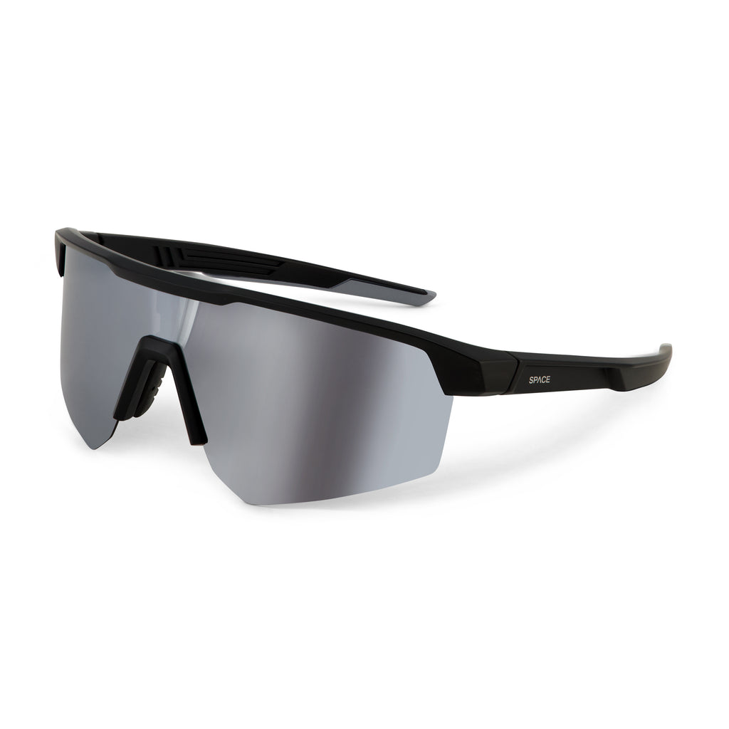 SPACE SILVER WRAP AROUND SUNGLASSES