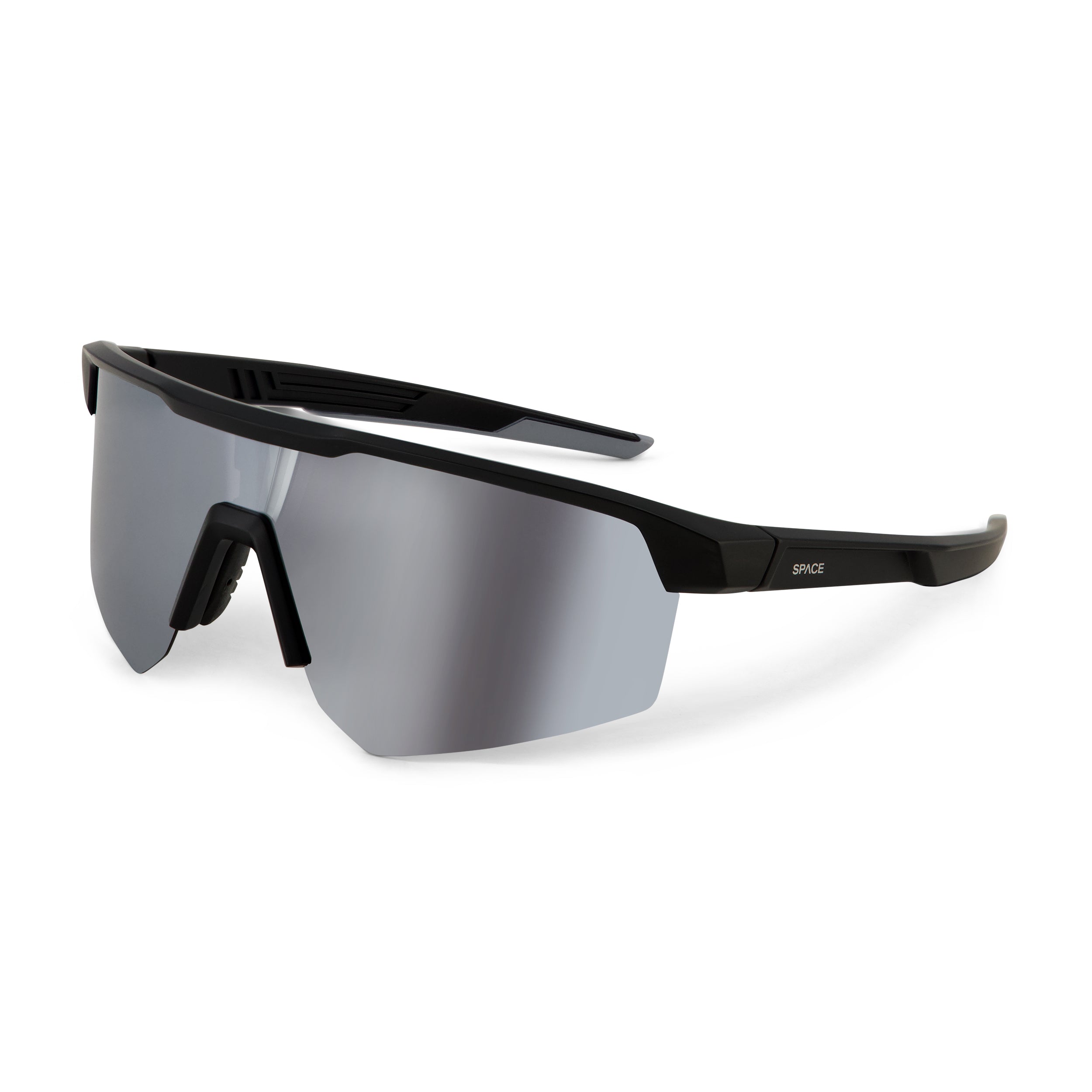 SPACE SILVER WRAP AROUND SUNGLASSES