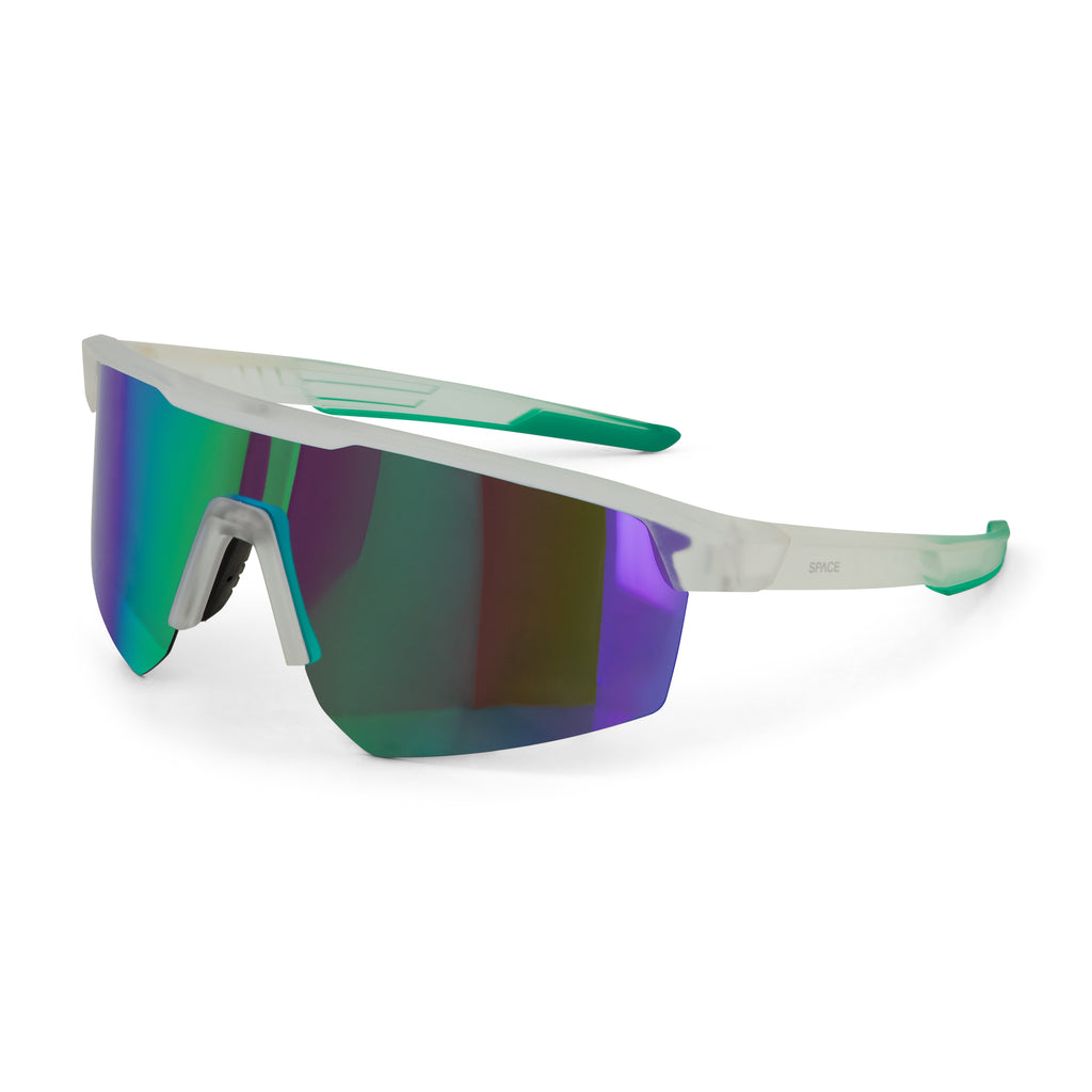 SPACE WHITE WRAP AROUND SUNGLASSES