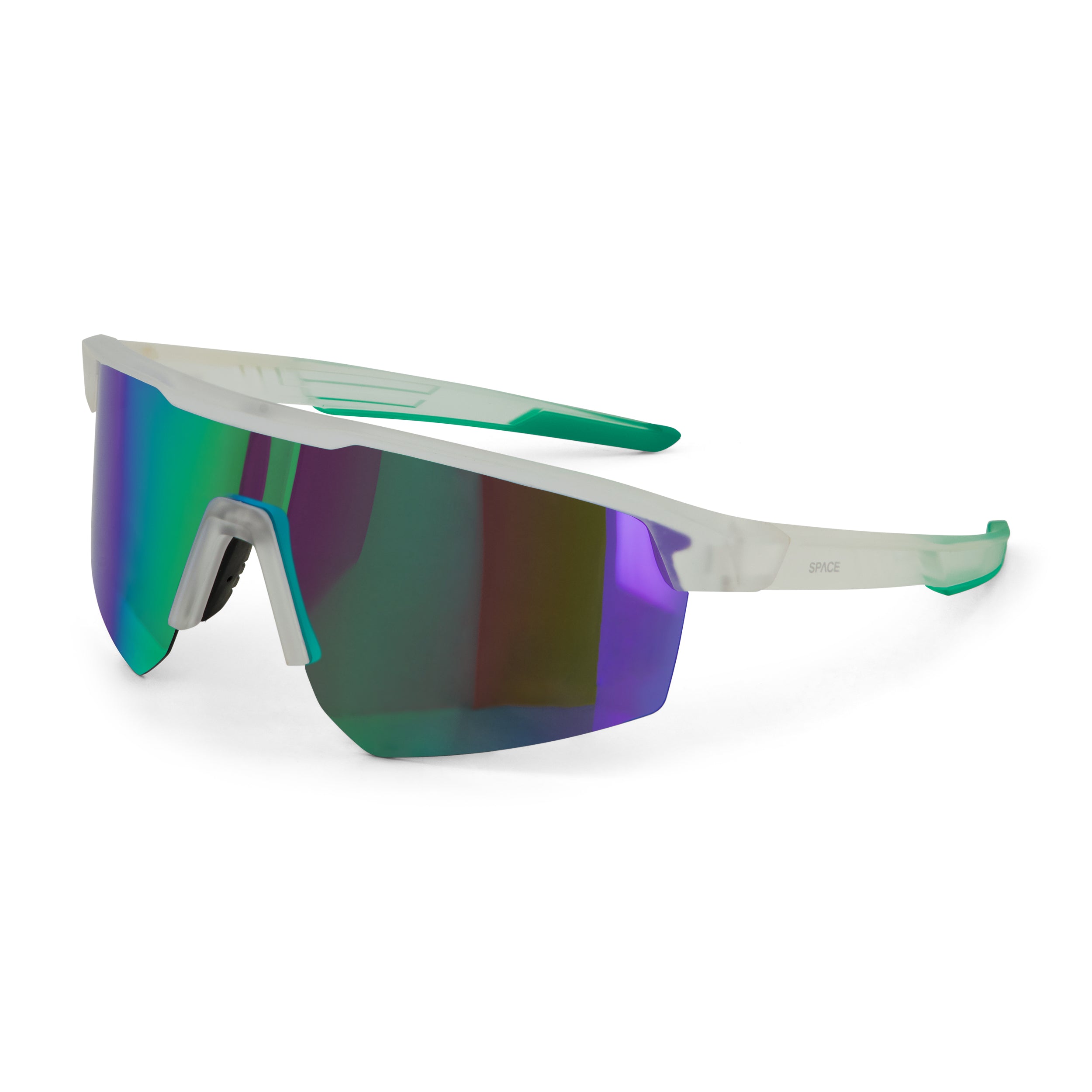 SPACE WHITE WRAP AROUND SUNGLASSES
