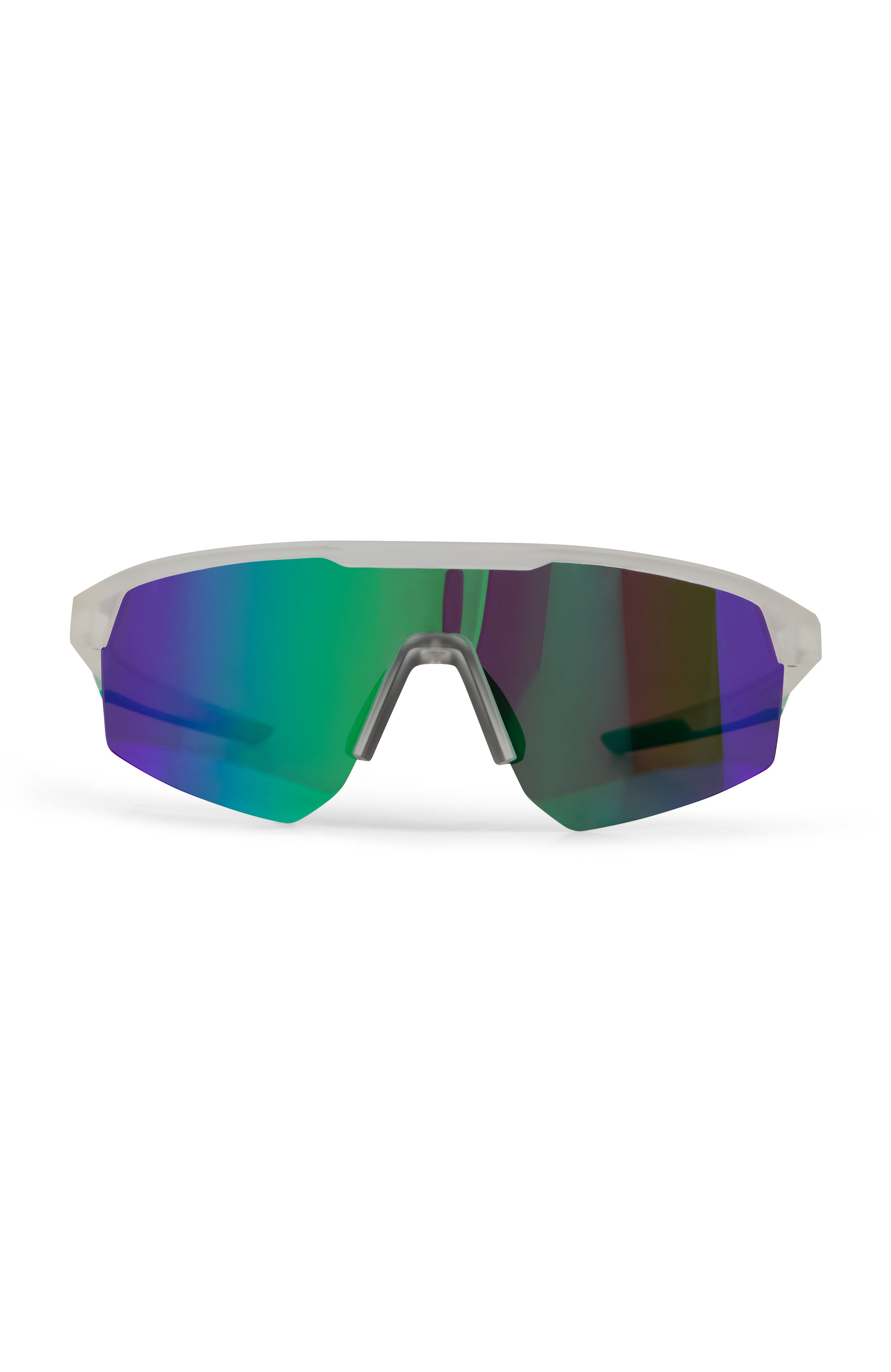 SPACE WHITE WRAP AROUND SUNGLASSES
