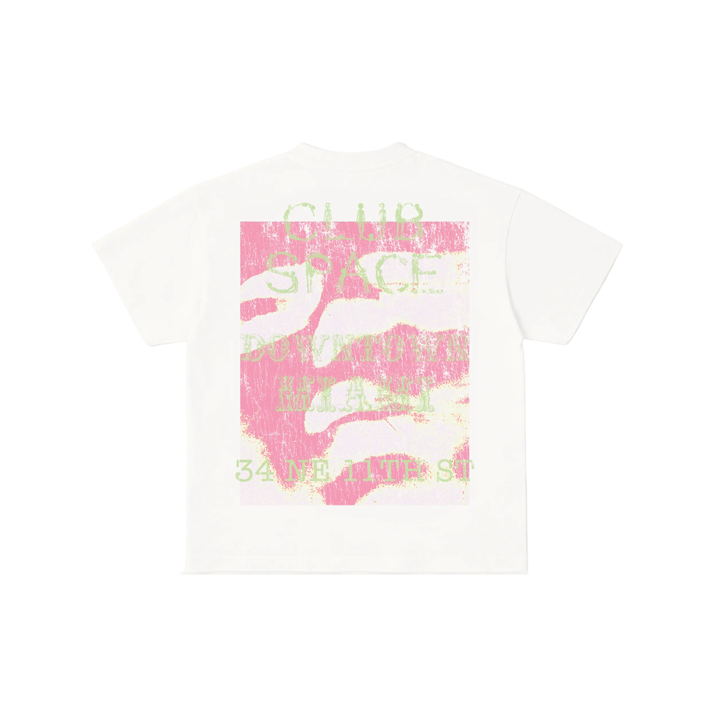 Space Spiral Tee White