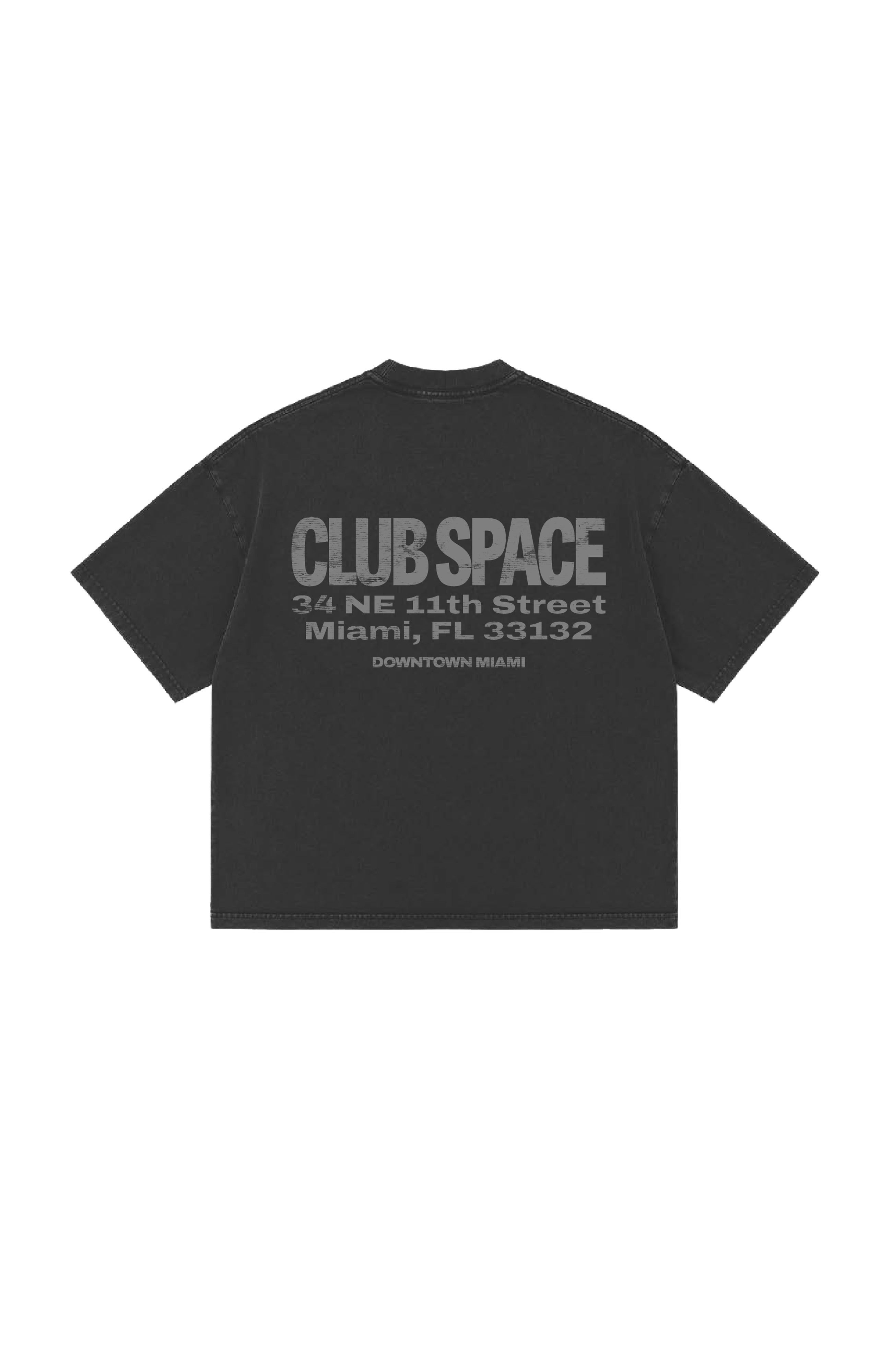 CLUB SPACE CORE TEE-VINTAGE BLACK