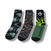 Trio Socks, Space, Floyd, The Ground