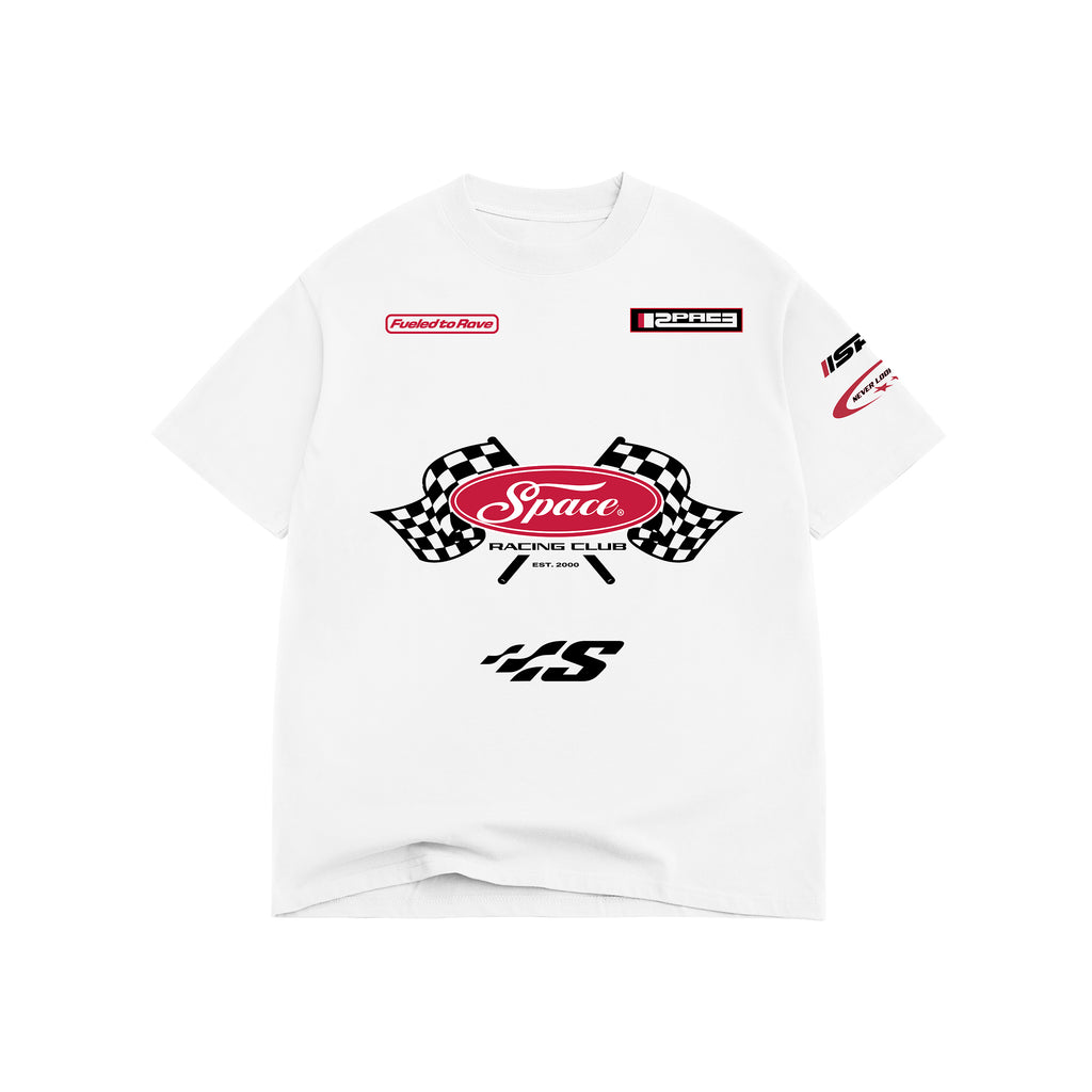 PIT CREW SS TEE WHITE
