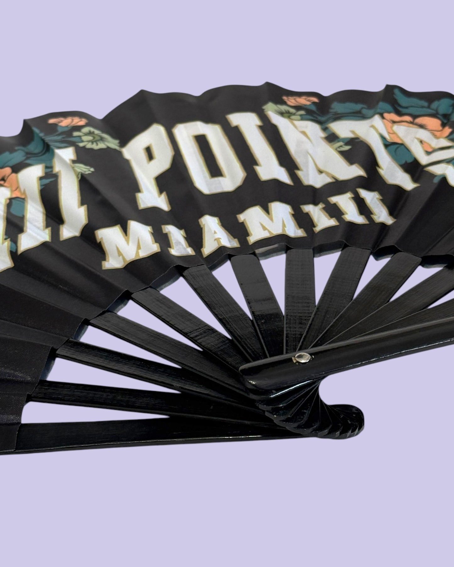 III Points Art Hand Fan