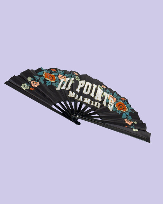 III Points Art Hand Fan