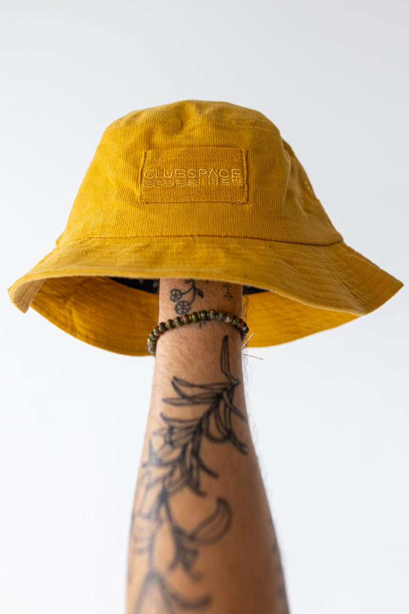 Space Bucket Hat (mustard yellow)