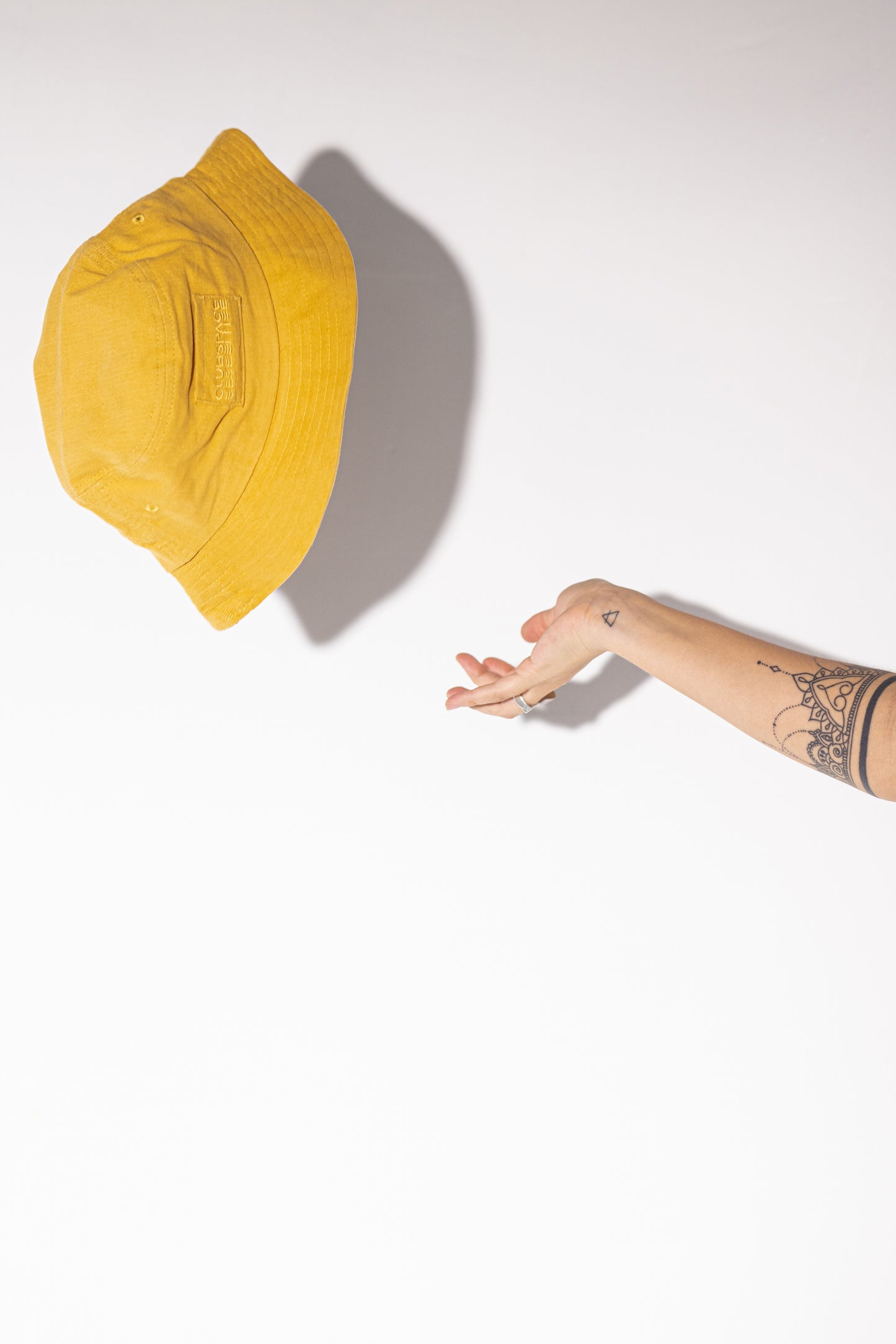 Space Bucket Hat (mustard yellow)