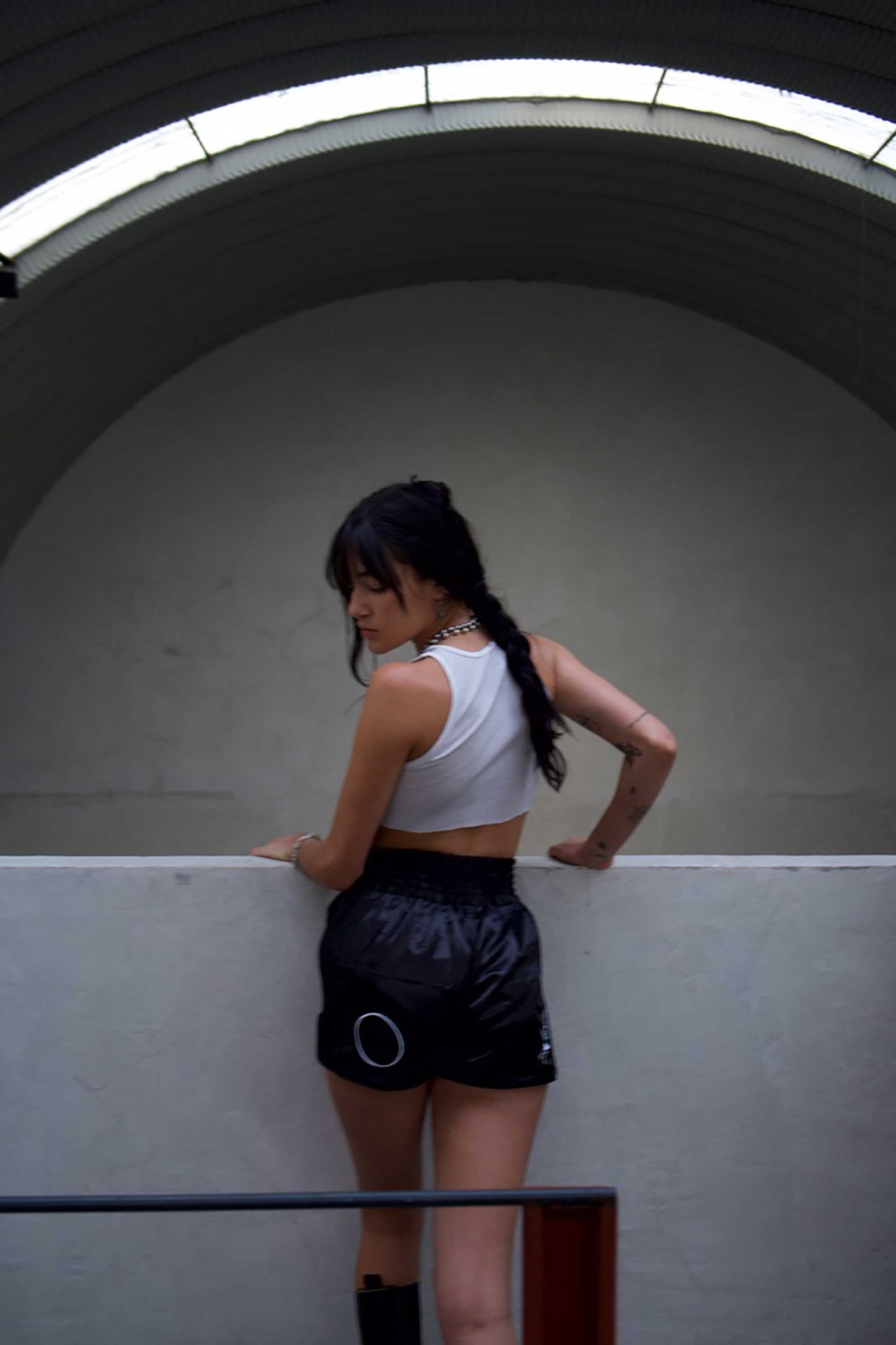 Space Muay Thai Shorts (Black)