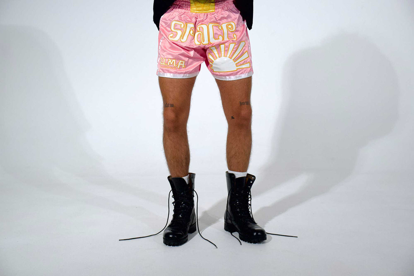 Space Muay Thai Shorts (Pink)