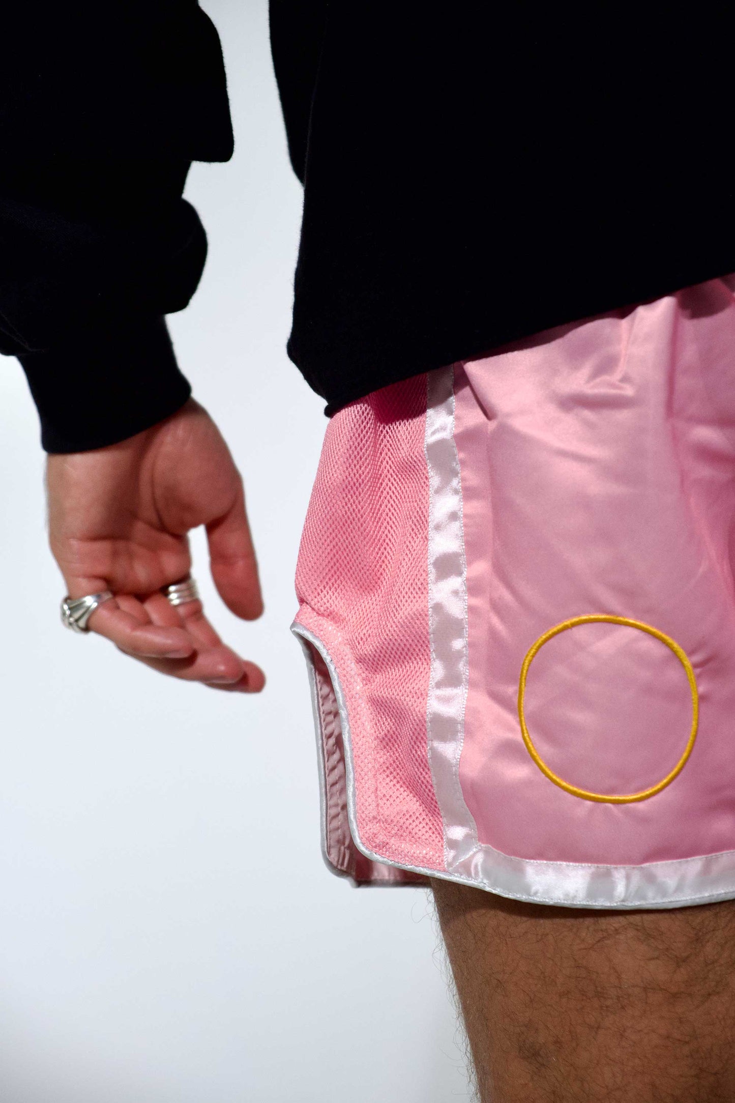 Space Muay Thai Shorts (Pink)