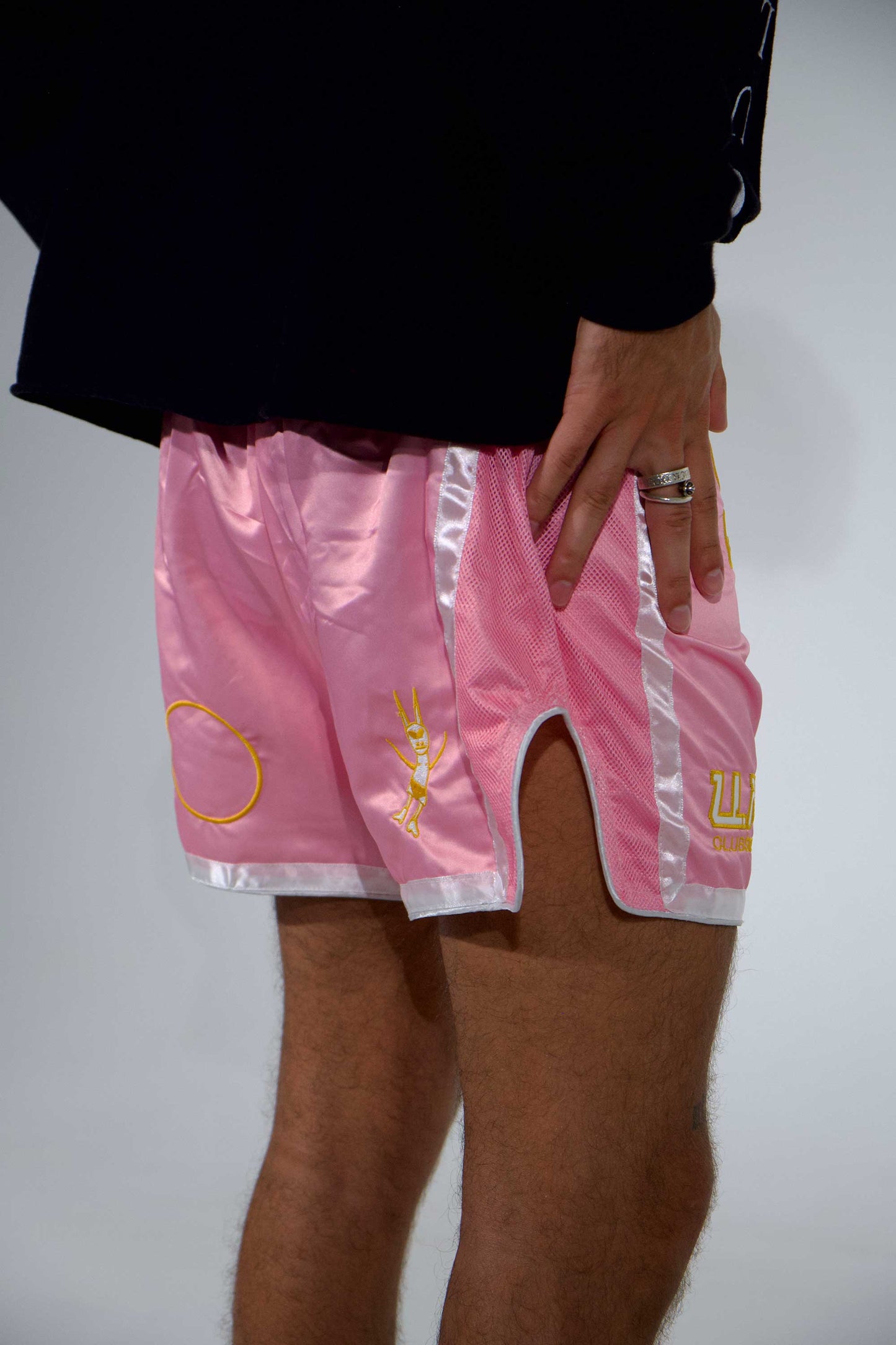 Space Muay Thai Shorts (Pink)