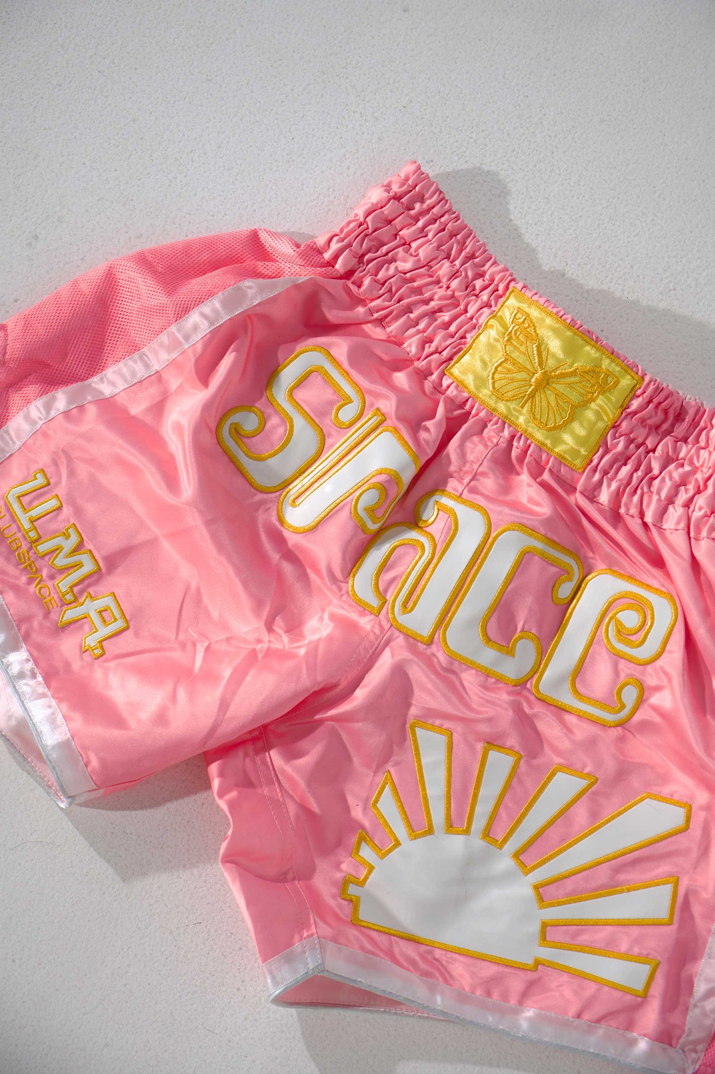 Space Muay Thai Shorts (Pink)