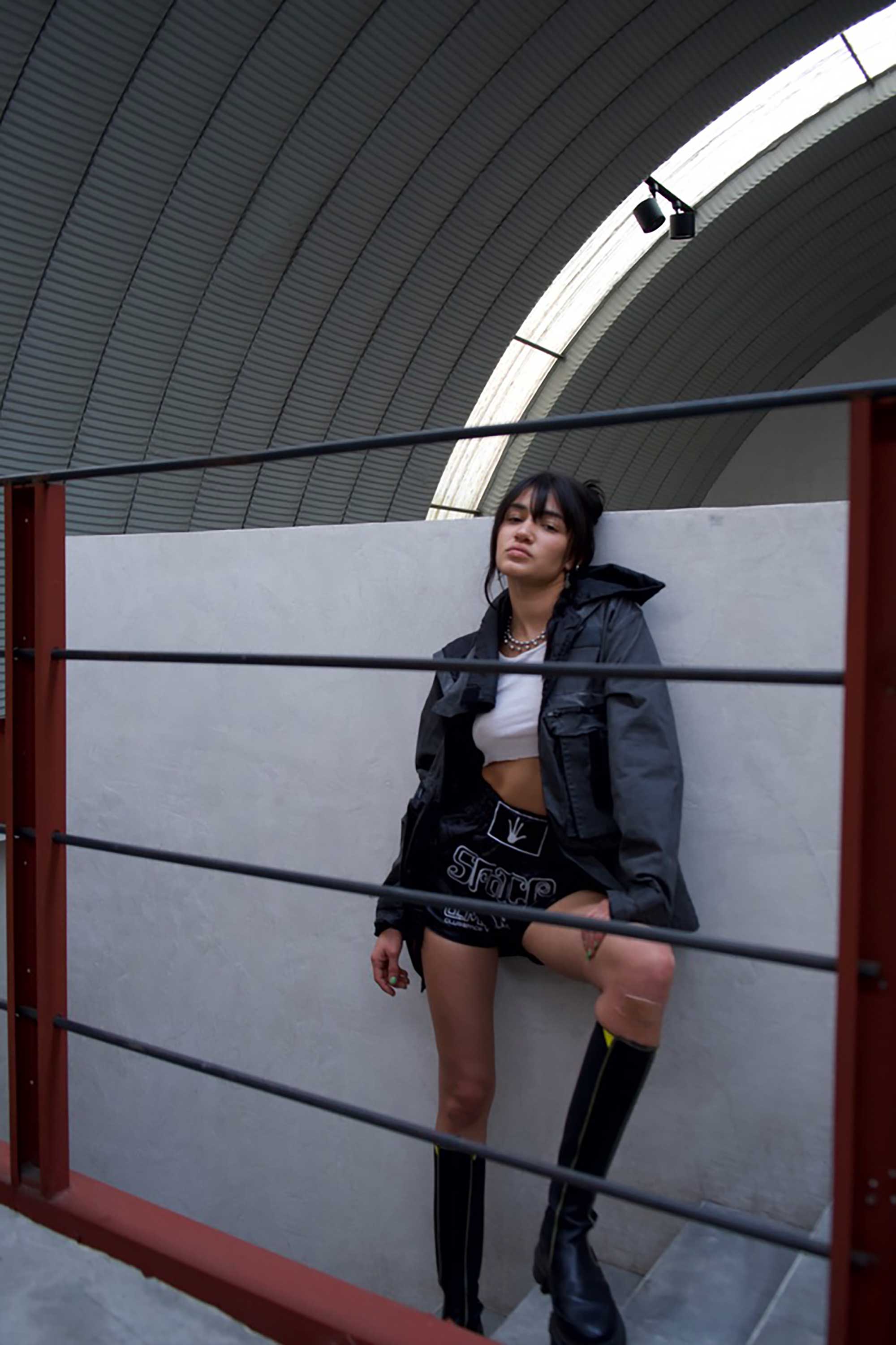 Space Muay Thai Shorts (Black)